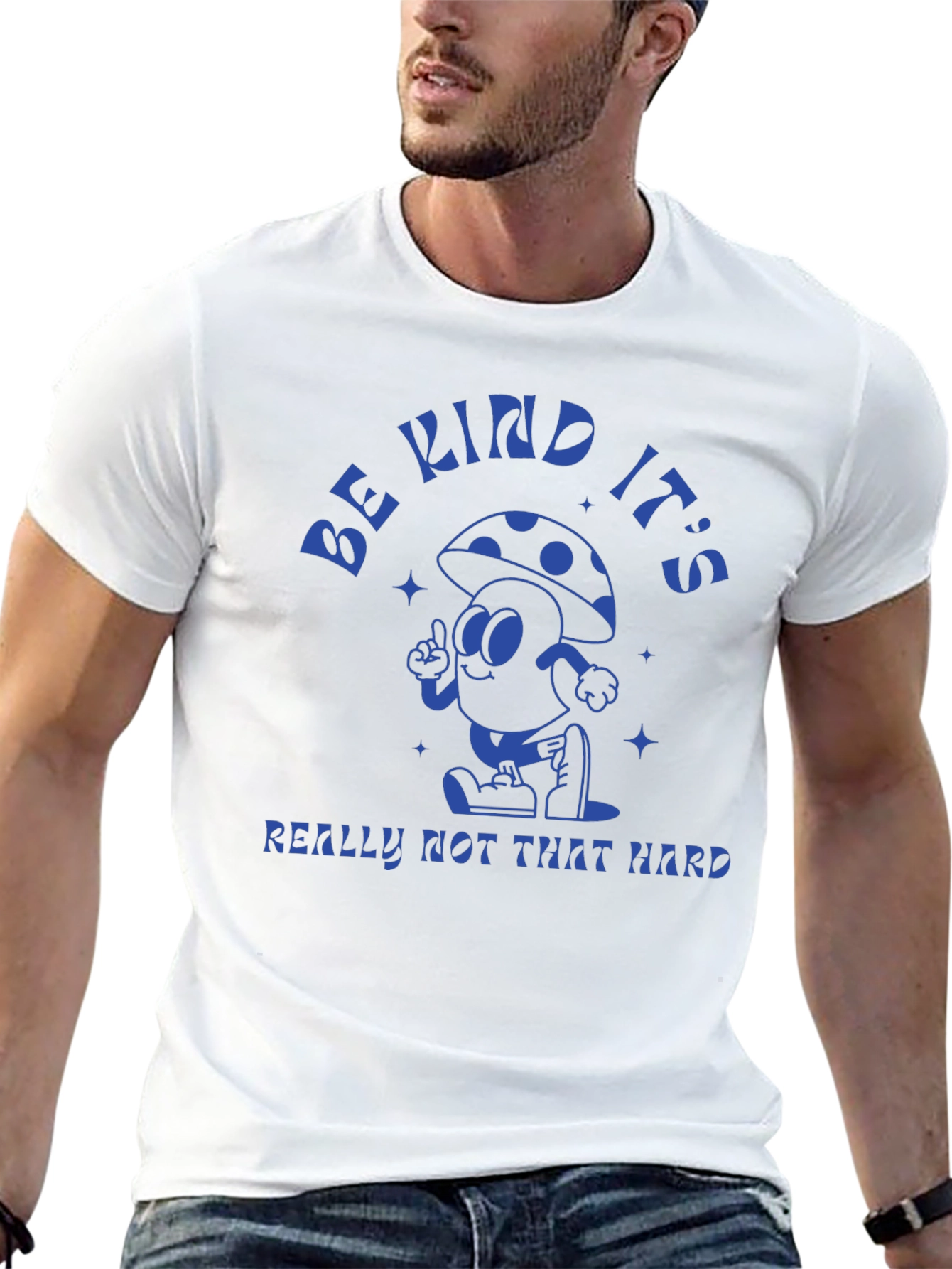 Be Kind Mushroom T-Shirt - Unique Graphic Tee