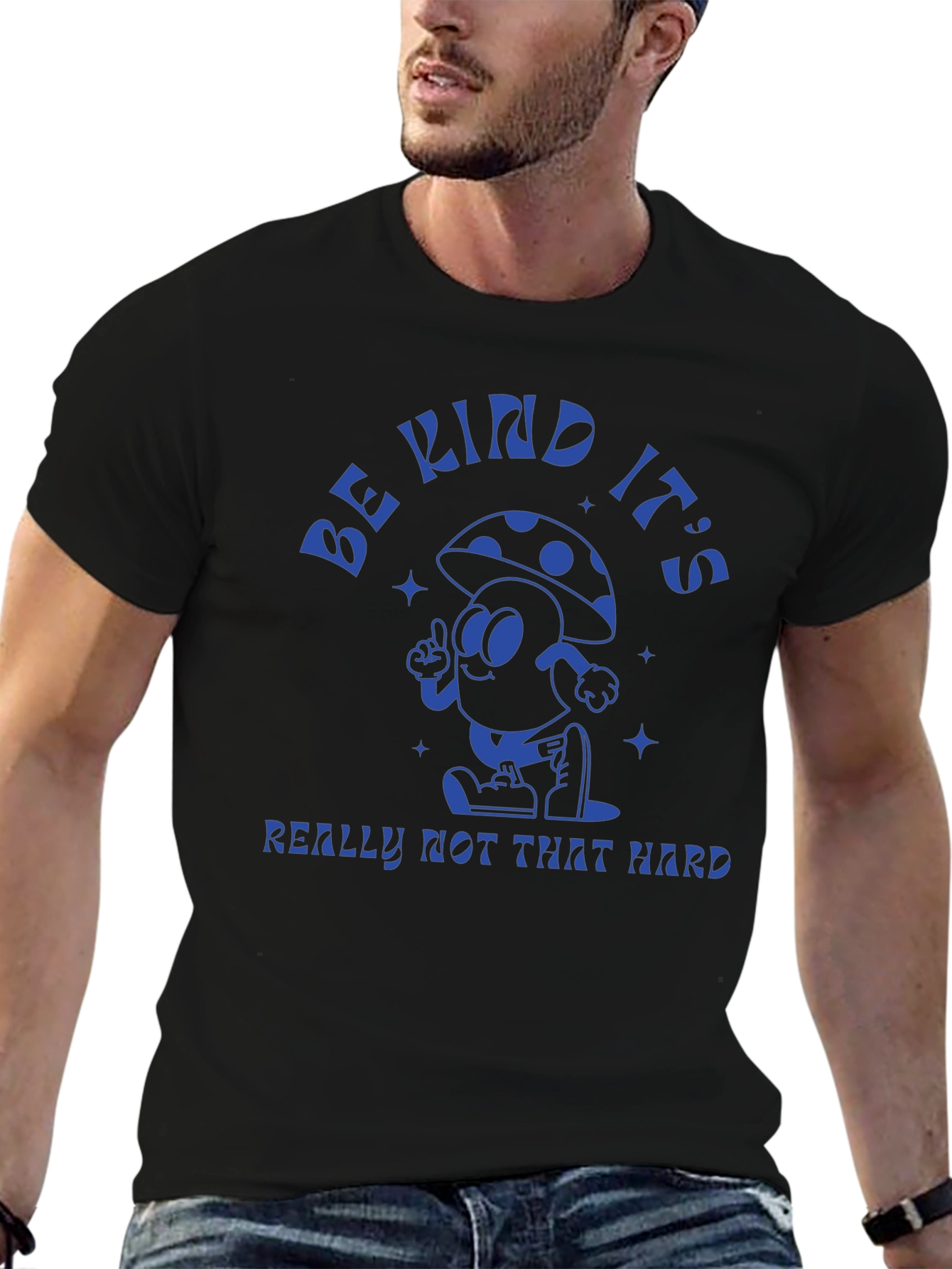 Be Kind Mushroom T-Shirt - Unique Graphic Tee