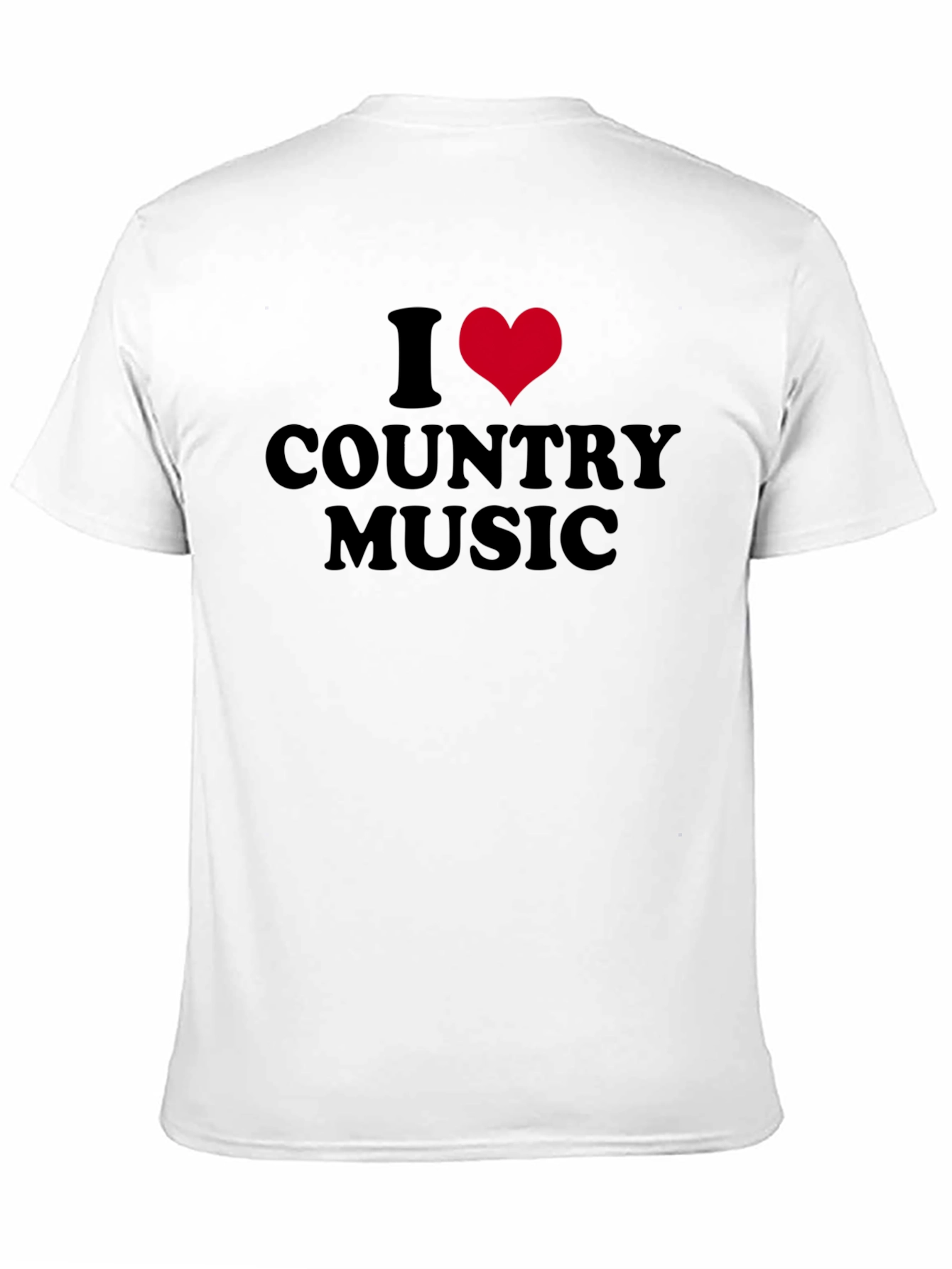 I Heart Country Music Black Tee