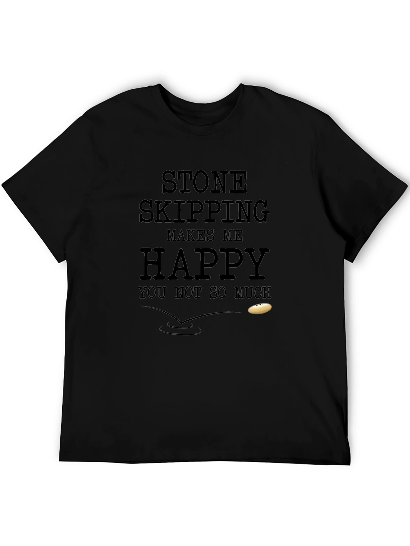 Stone Skipping Makes Me Happy T-Shirt