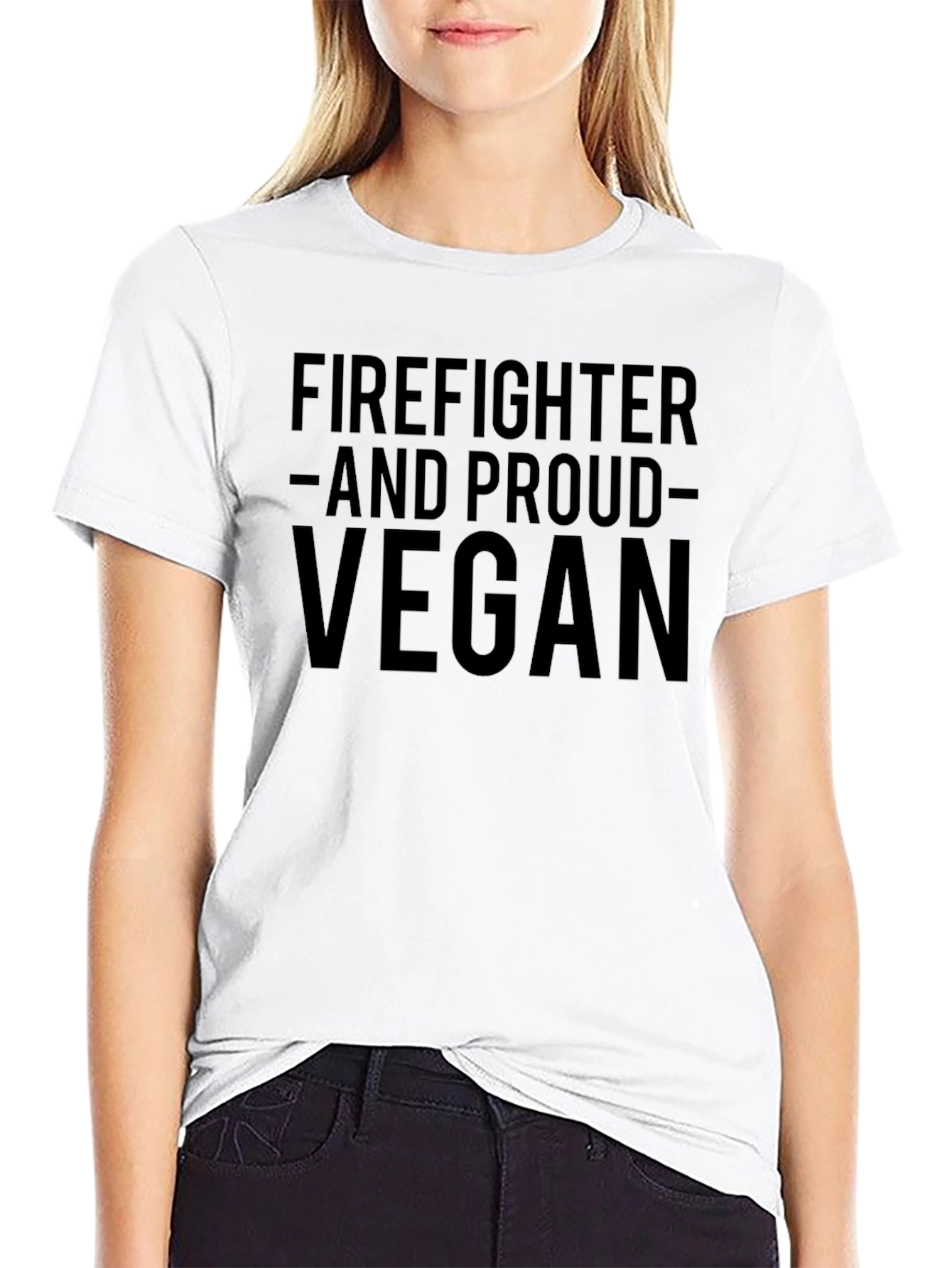 Firefighter and Proud Vegan T-Shirt
