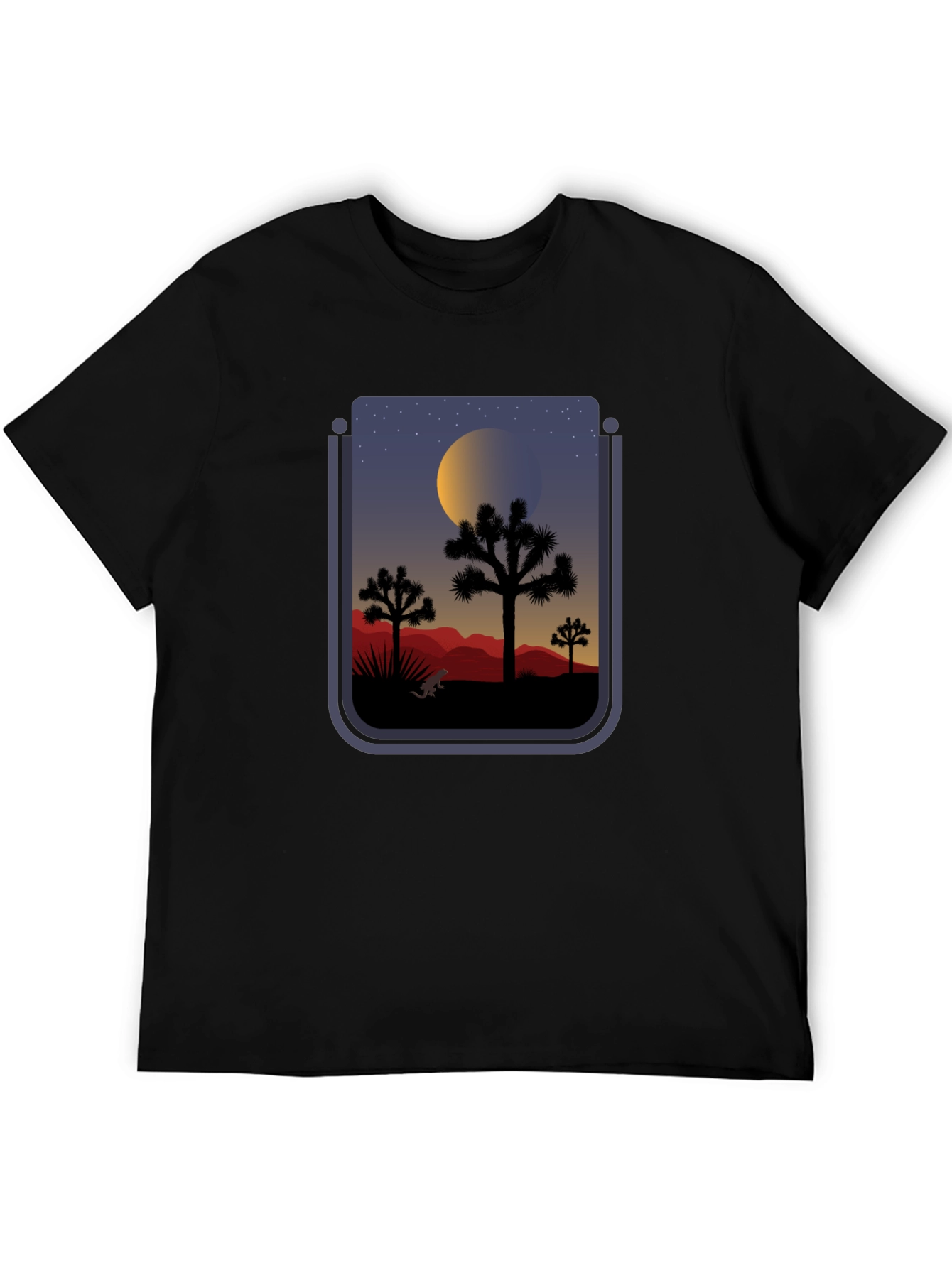 Desert Nightscape Graphic T-Shirt