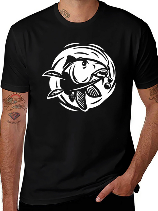 Carp Fishing T-Shirt - Graphic Print