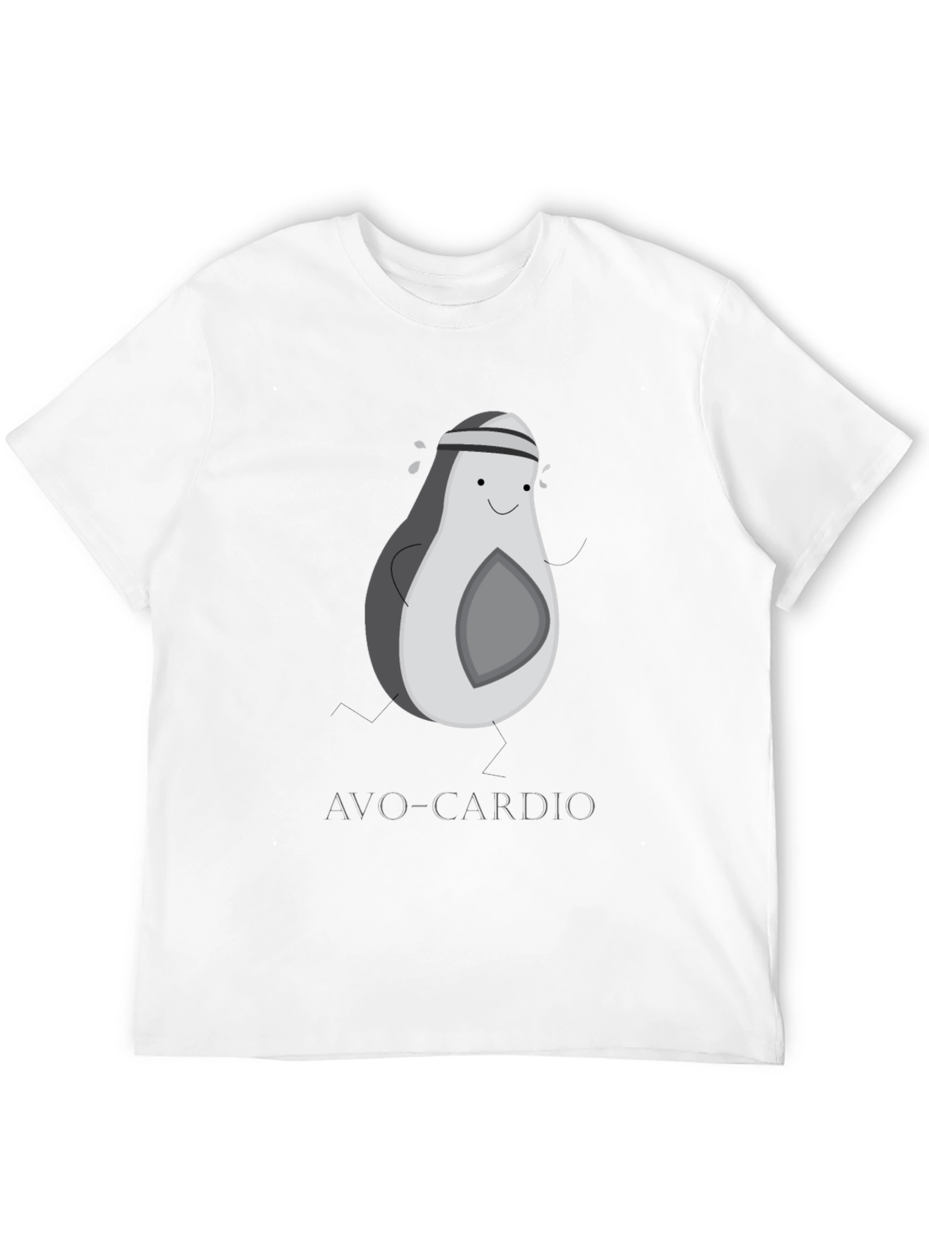 Avo-Cardio Black Graphic Tee