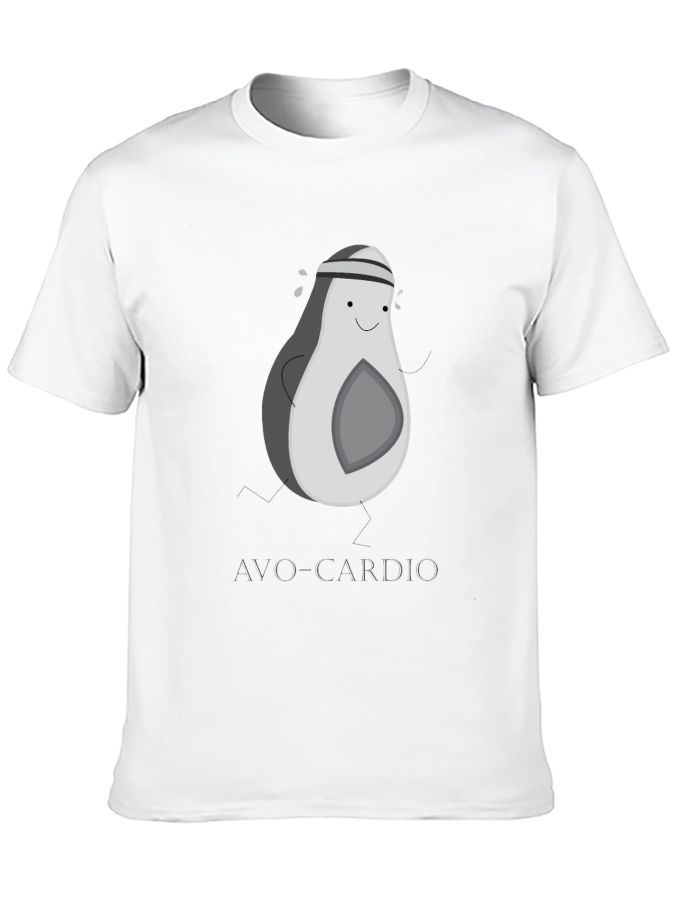 Avo-Cardio Black Graphic Tee