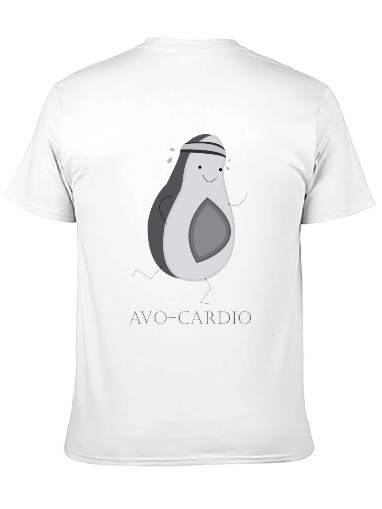 Avo-Cardio Black Graphic Tee