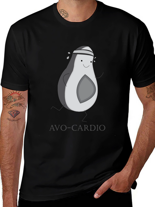 Avo-Cardio Black Graphic Tee