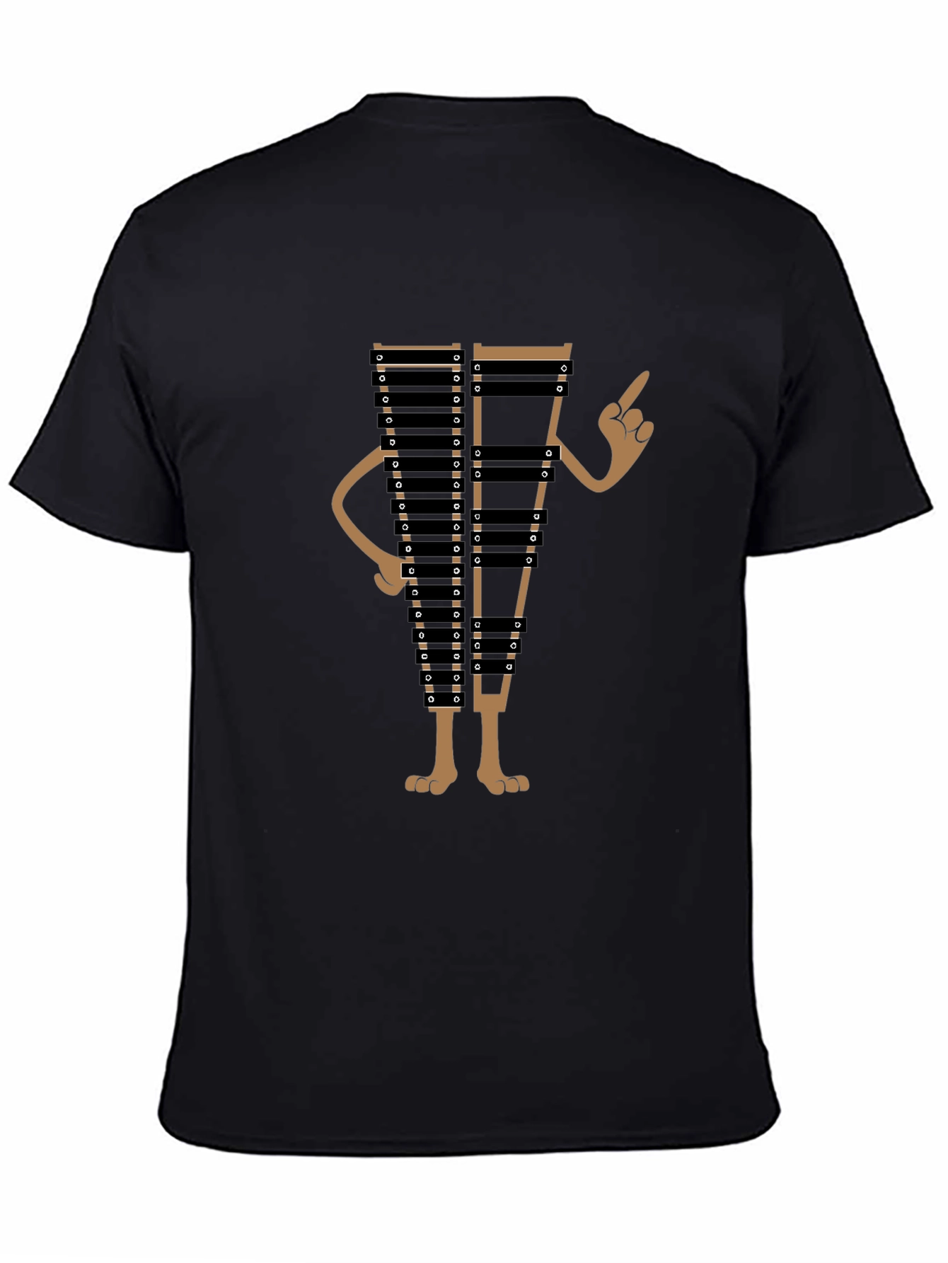 Quirky Xylophone Character Graphic Tee