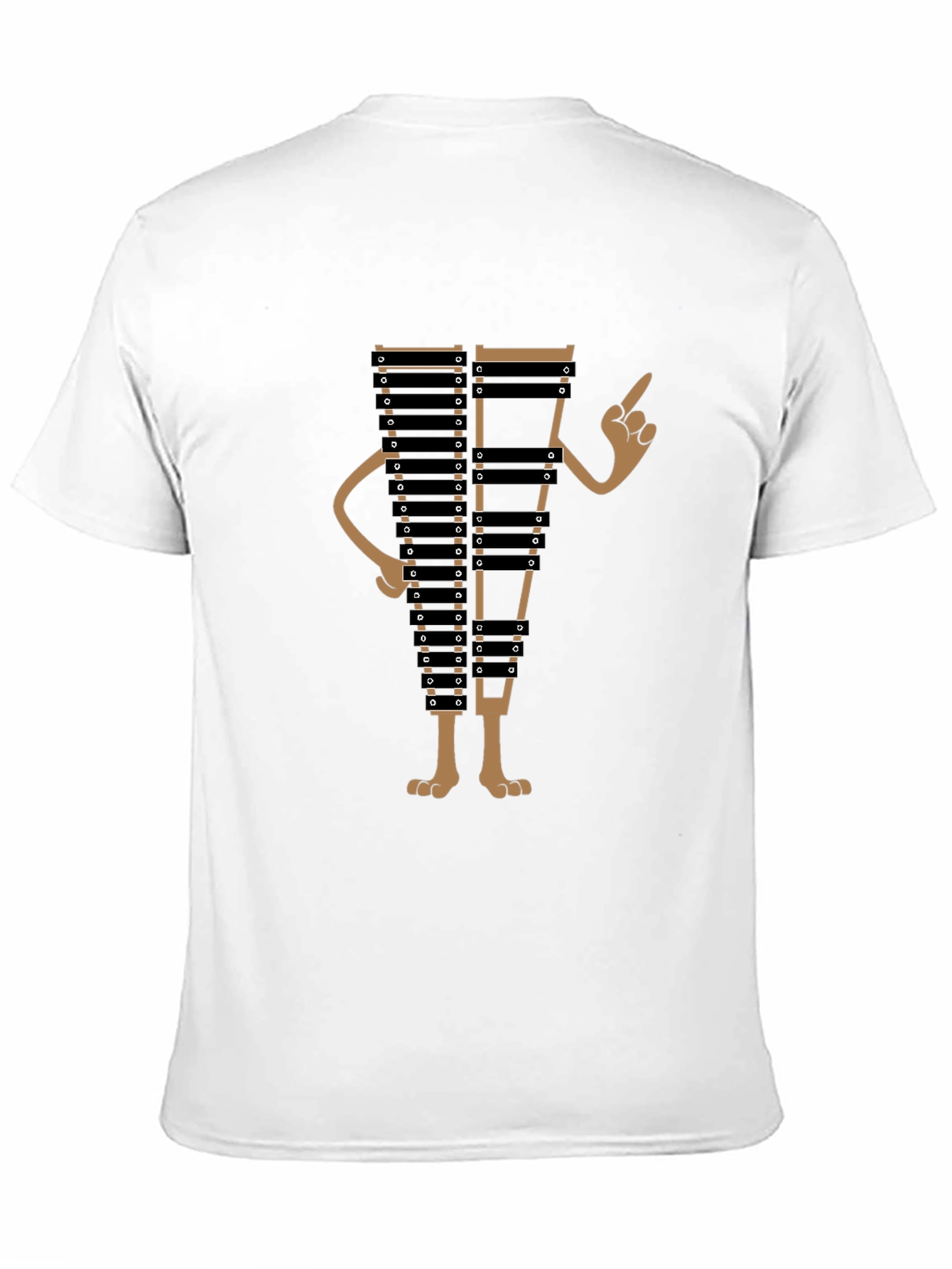 Quirky Xylophone Character Graphic Tee