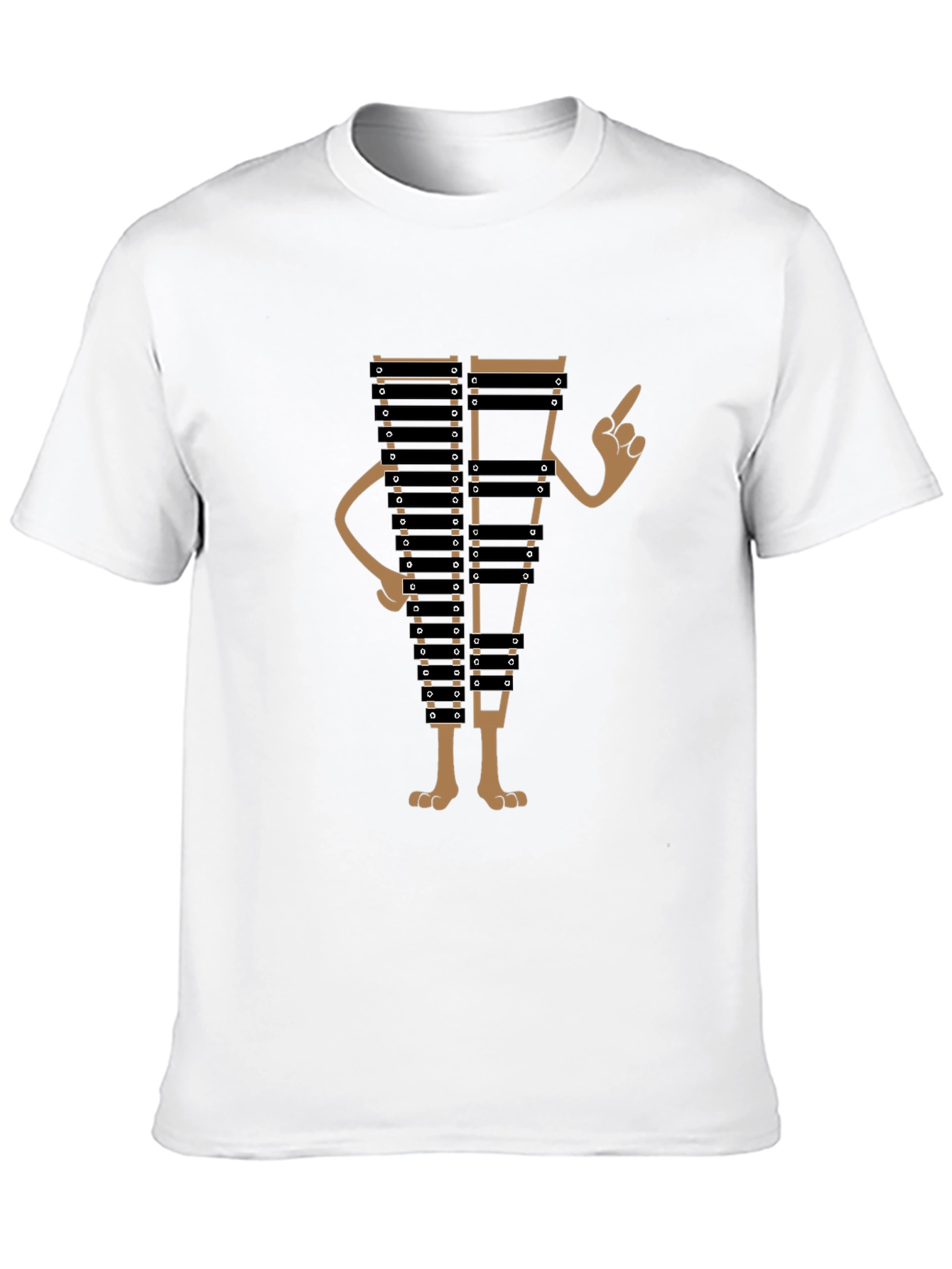 Quirky Xylophone Character Graphic Tee