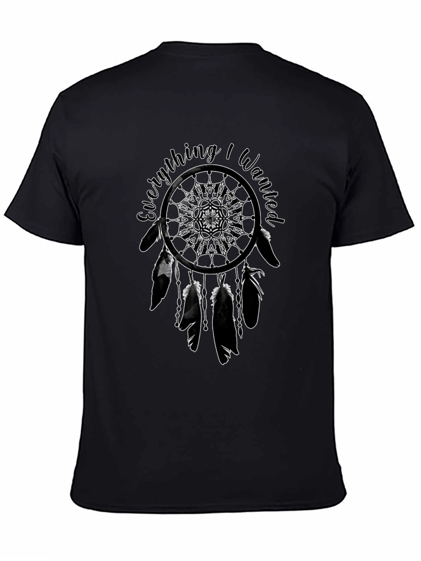Everything I Wanted Dreamcatcher Black T-Shirt