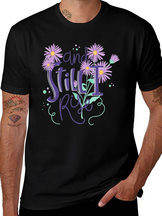 Floral Empowerment T-Shirt - And Still I Rise Tee