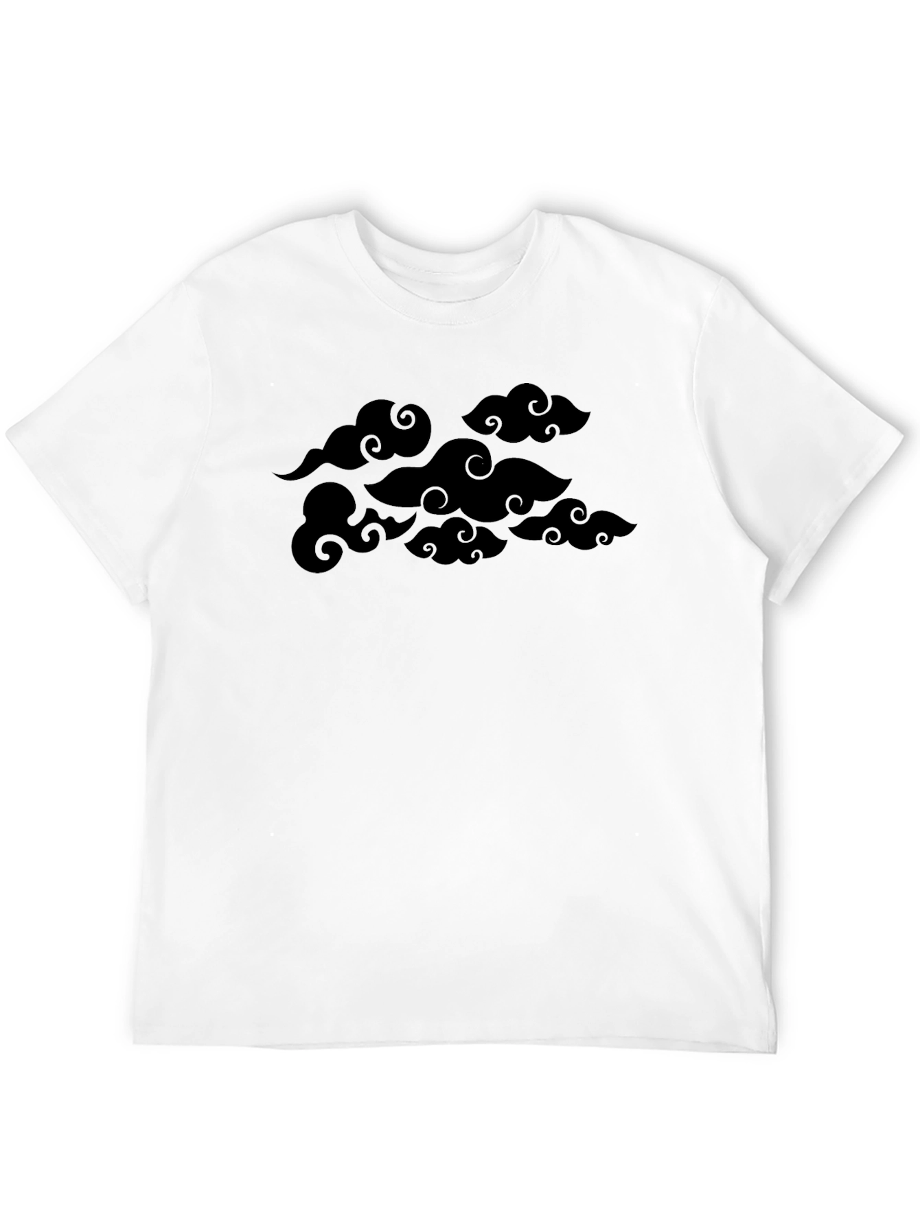 Black Cloud Graphic T-Shirt - Modern Style
