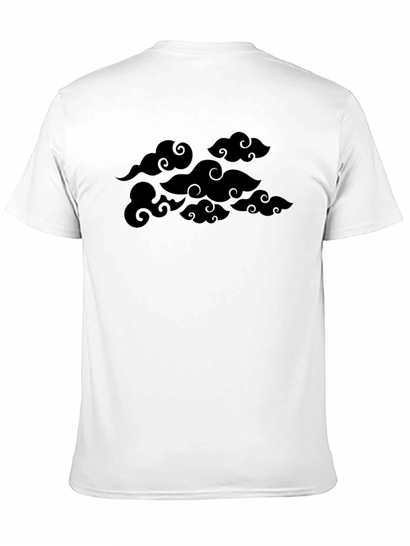 Black Cloud Graphic T-Shirt - Modern Style