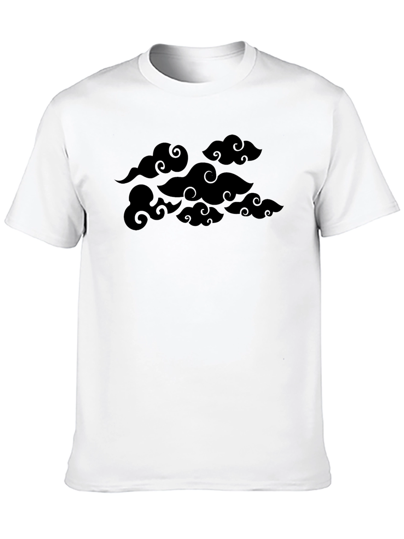 Black Cloud Graphic T-Shirt - Modern Style