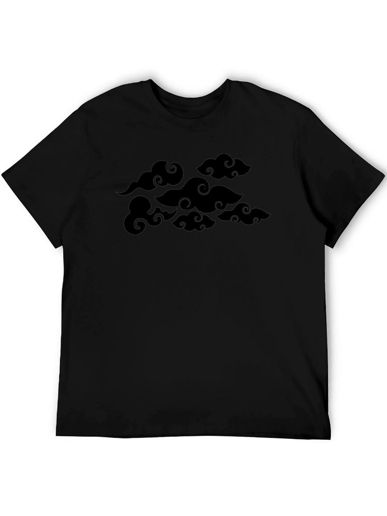 Black Cloud Graphic T-Shirt - Modern Style