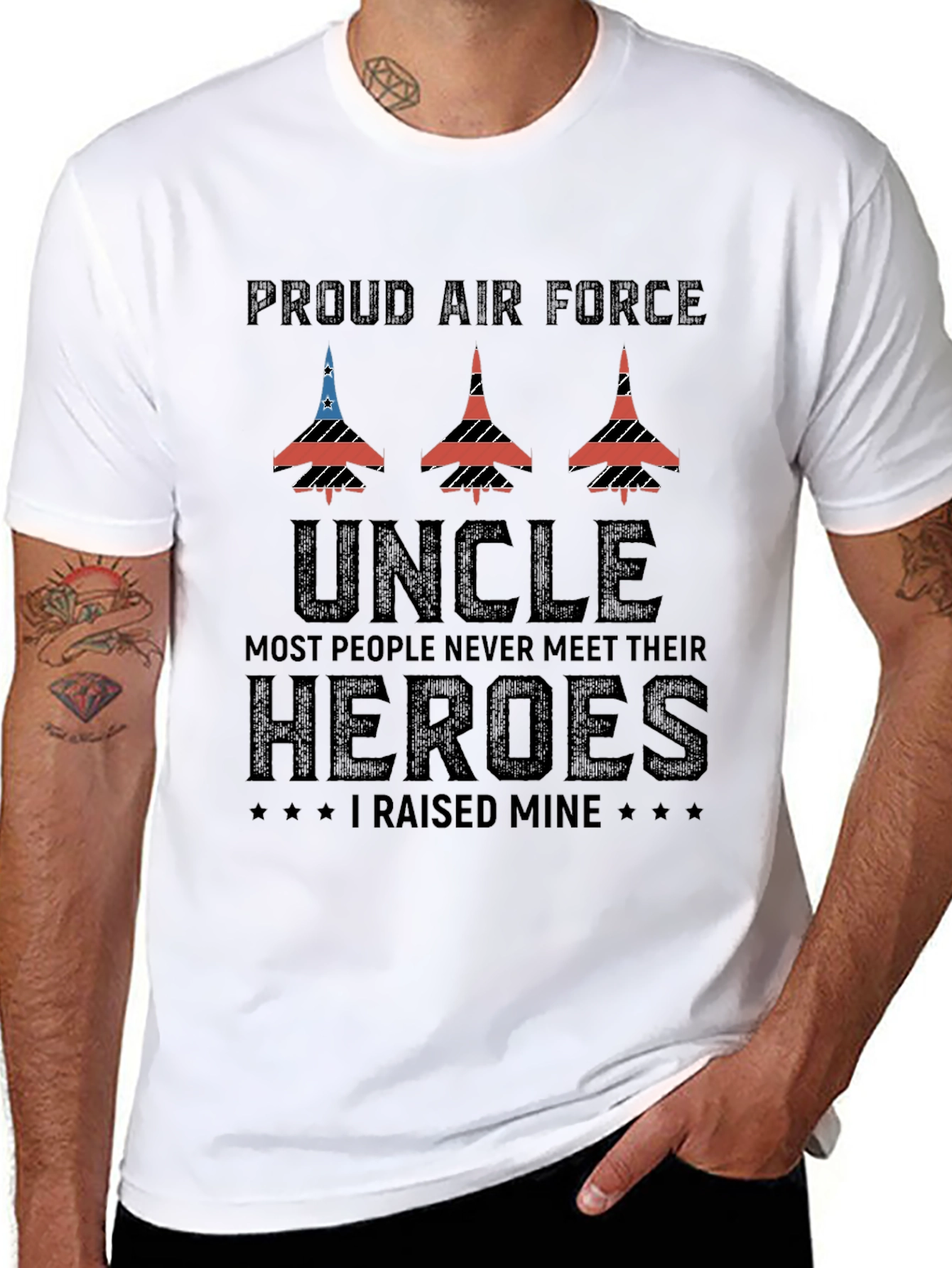 Proud Air Force Uncle T-Shirt