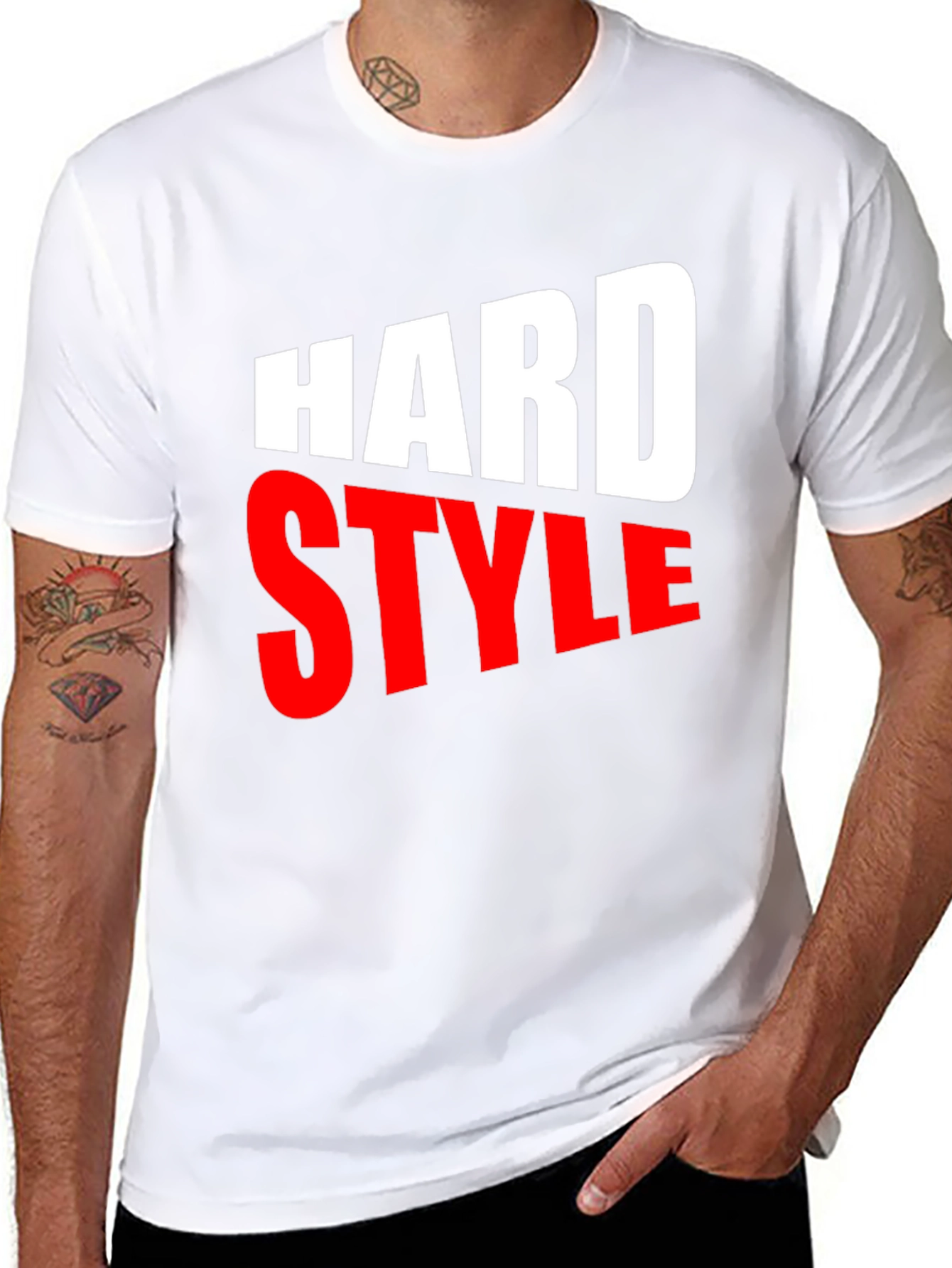 Hard Style Graphic Tee - Mens Black T-Shirt