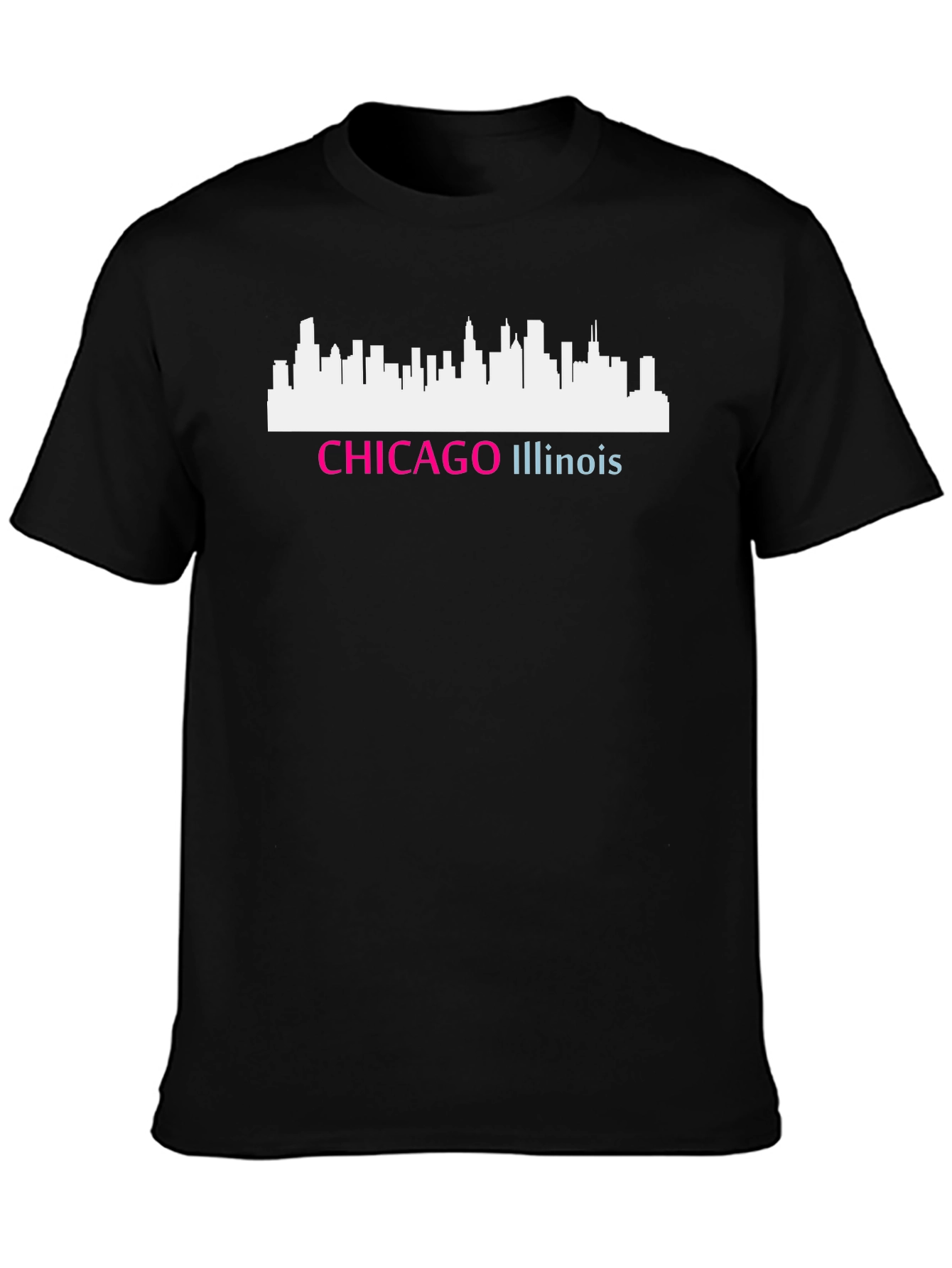 Chicago Skyline T-Shirt - Illinois Pride