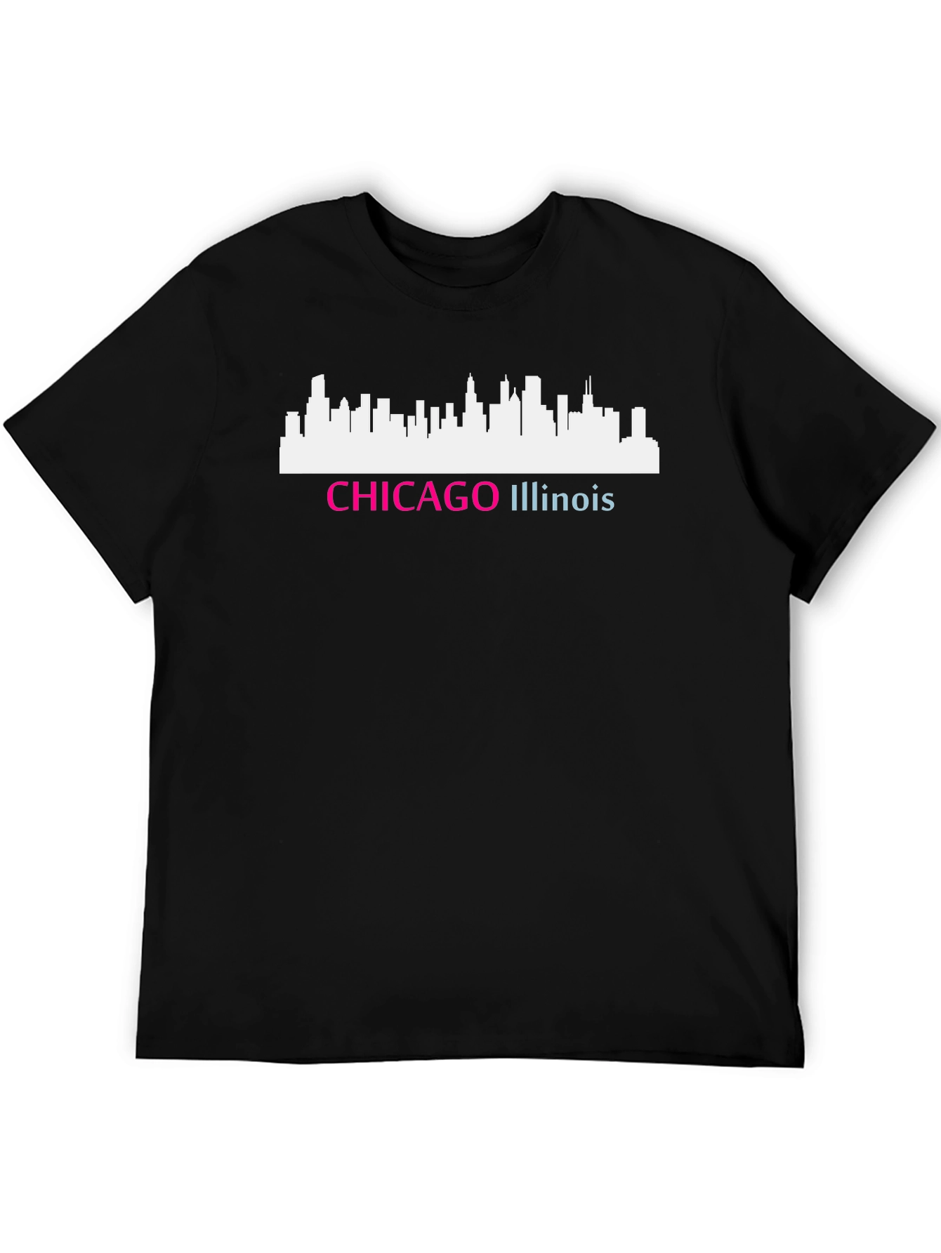 Chicago Skyline T-Shirt - Illinois Pride
