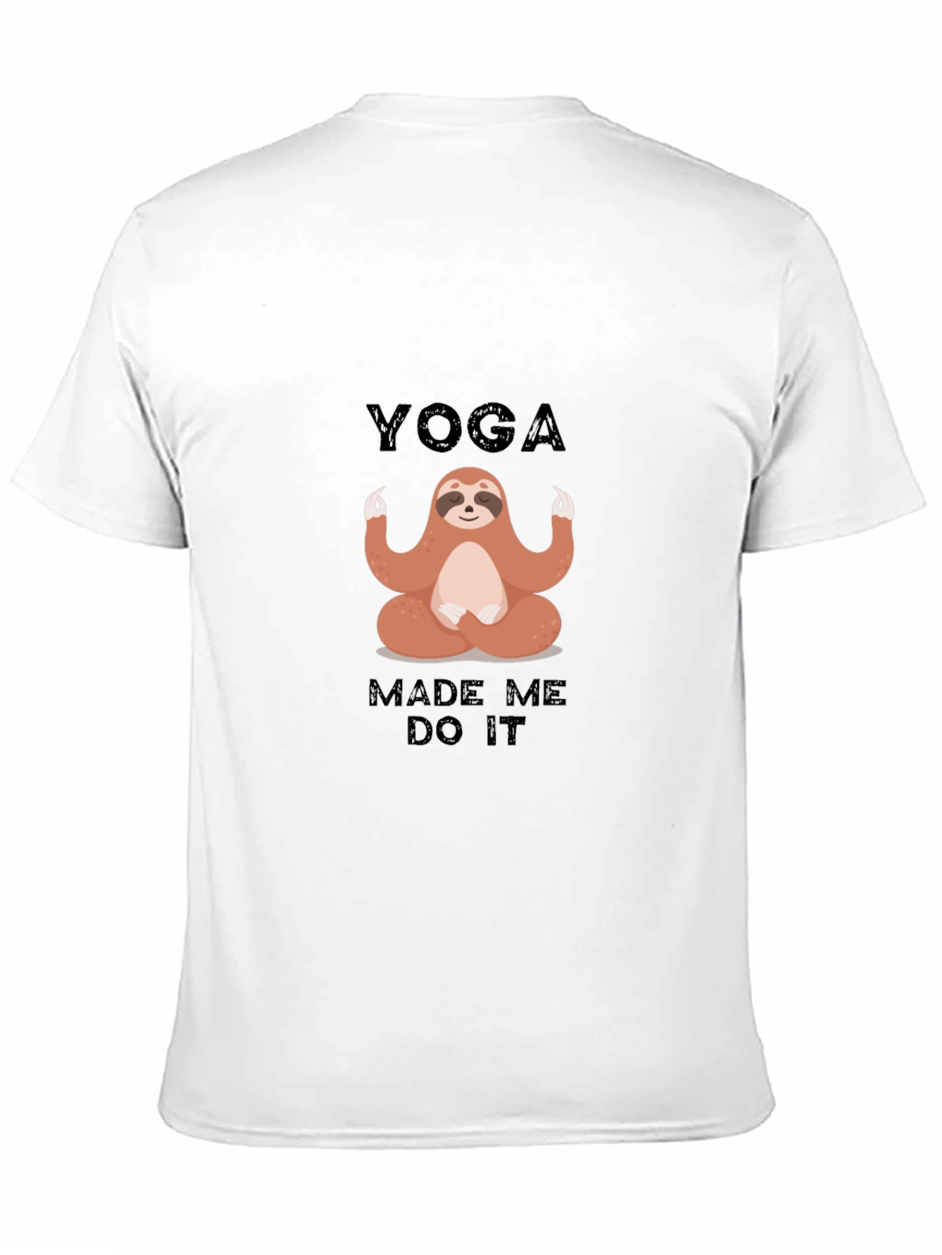 Yoga Sloth T-Shirt - Funny Meditation Tee