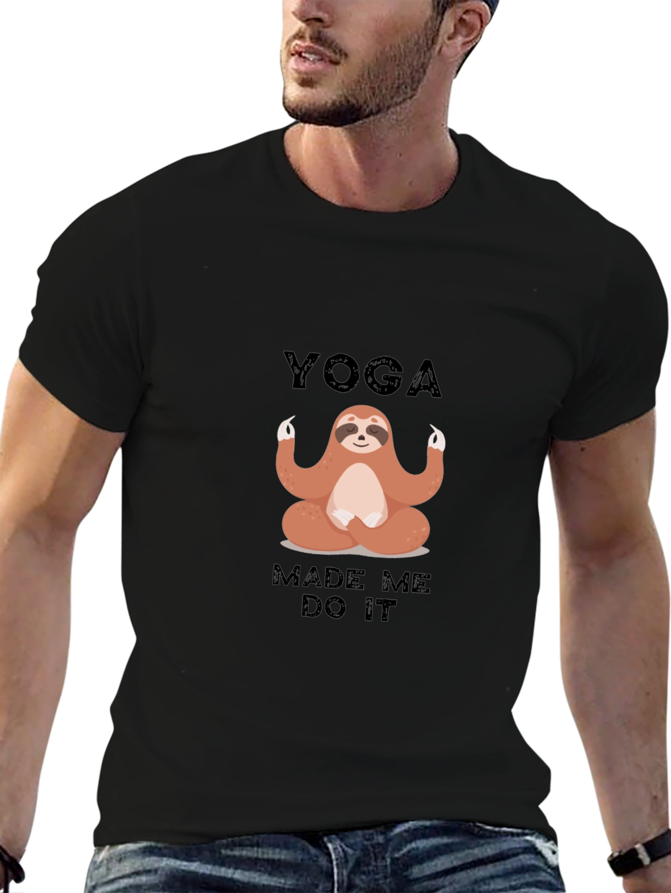 Yoga Sloth T-Shirt - Funny Meditation Tee