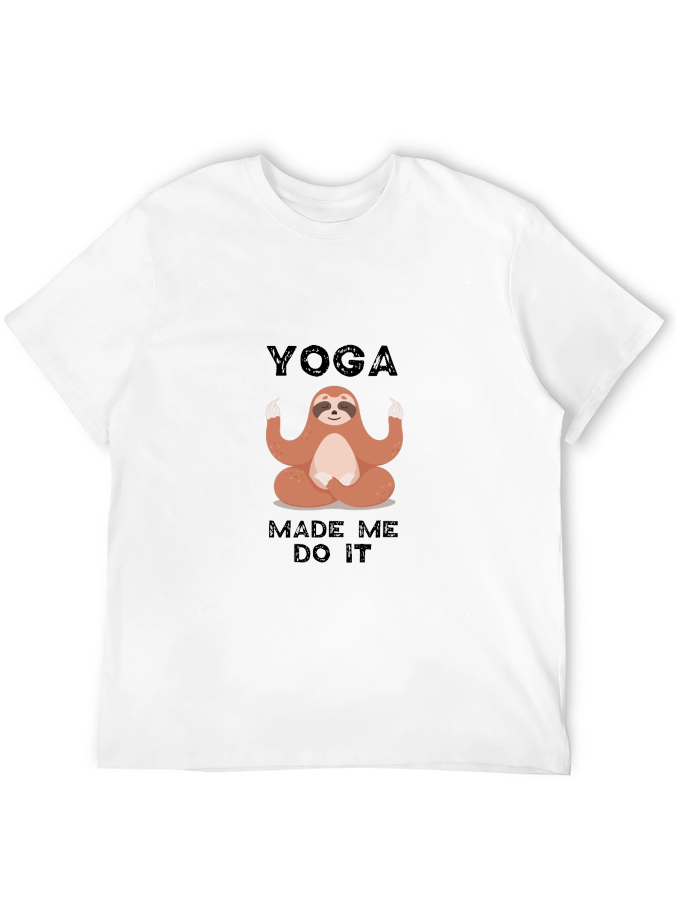 Yoga Sloth T-Shirt - Funny Meditation Tee