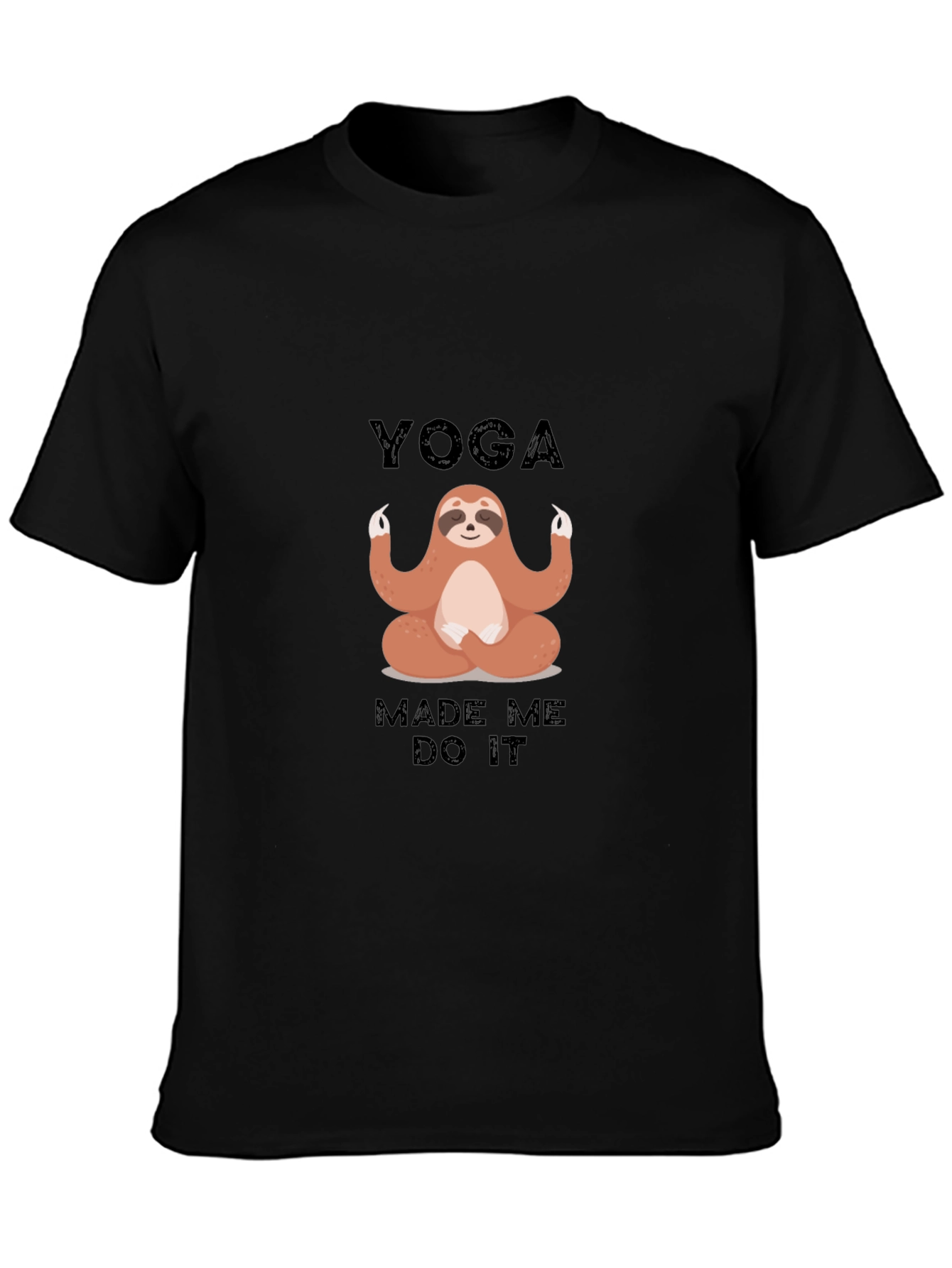 Yoga Sloth T-Shirt - Funny Meditation Tee