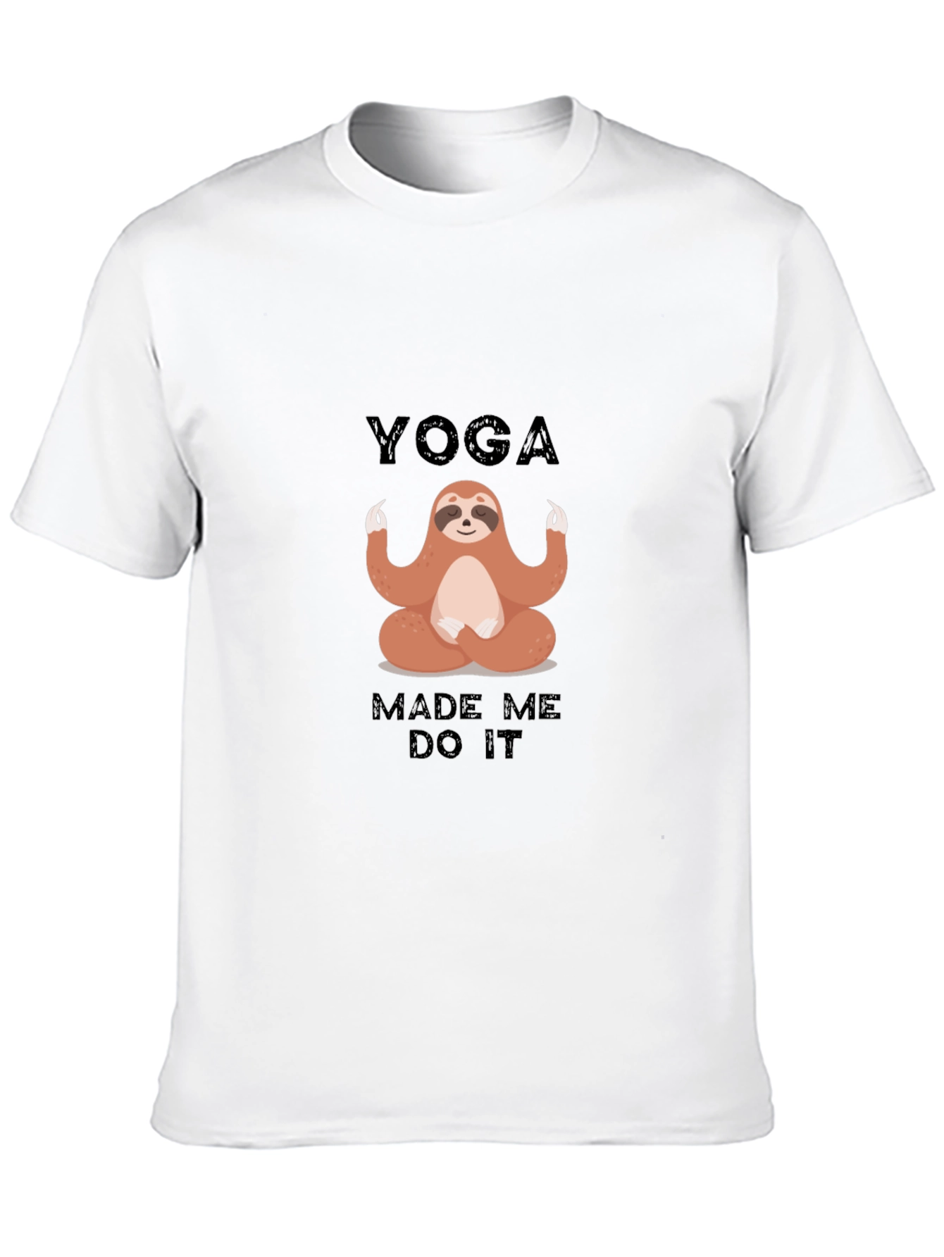 Yoga Sloth T-Shirt - Funny Meditation Tee