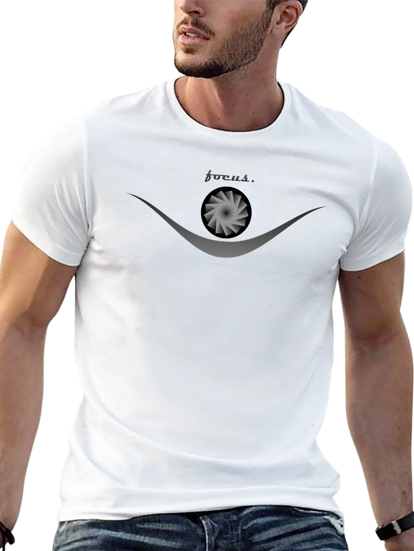 Focus Graphic T-Shirt - Stylish Menswear