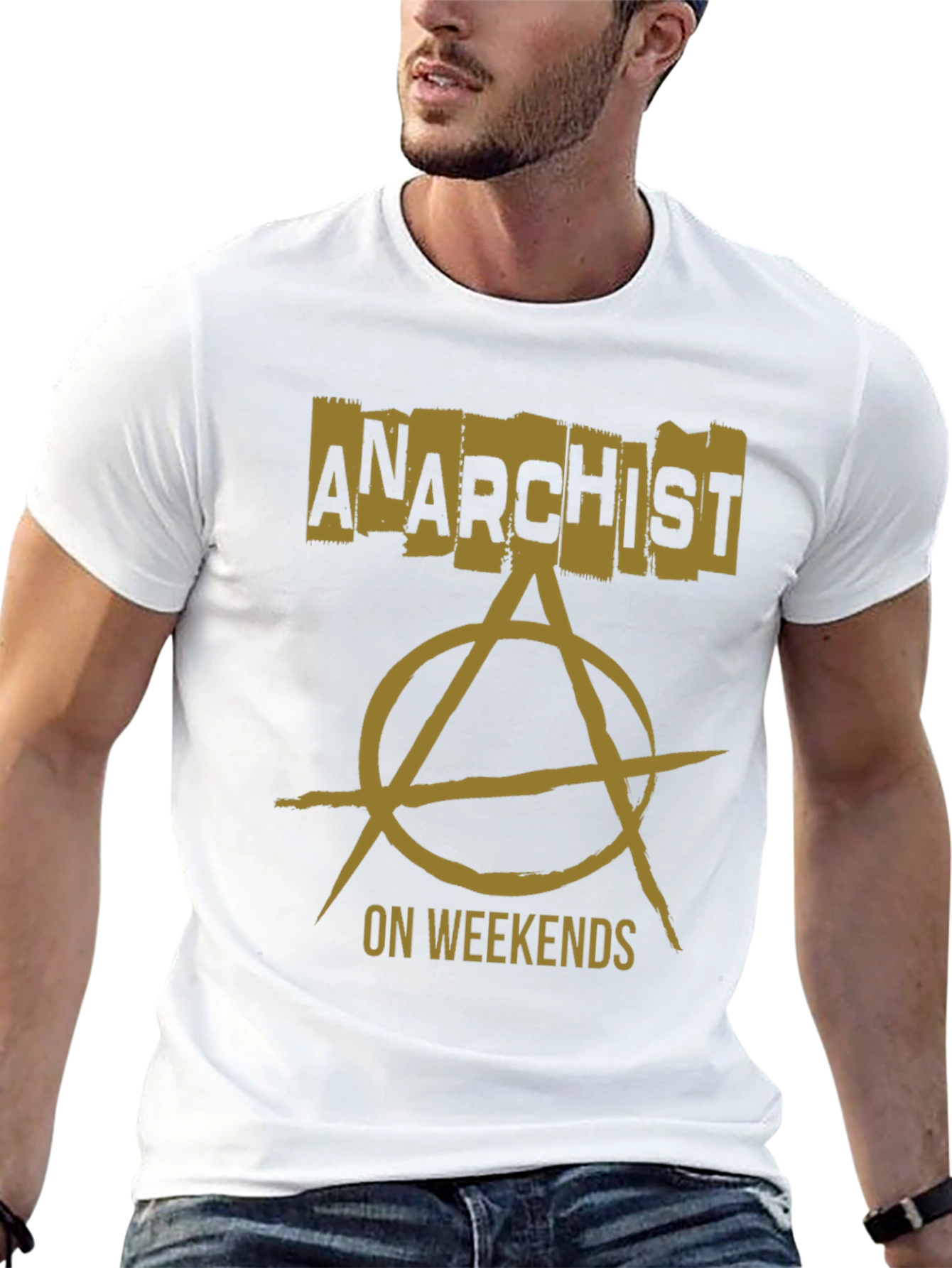 Anarchist On Weekends Graphic T-Shirt