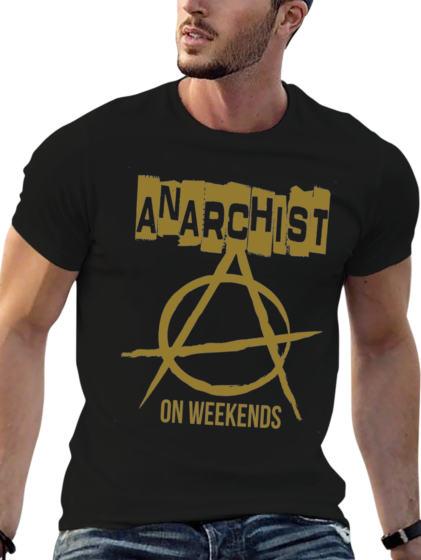 Anarchist On Weekends Graphic T-Shirt