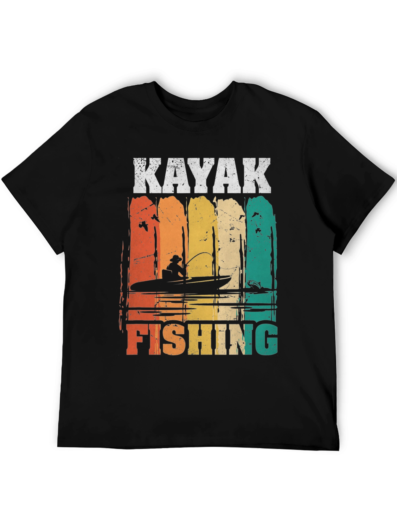 Kayak Fishing Graphic T-Shirt