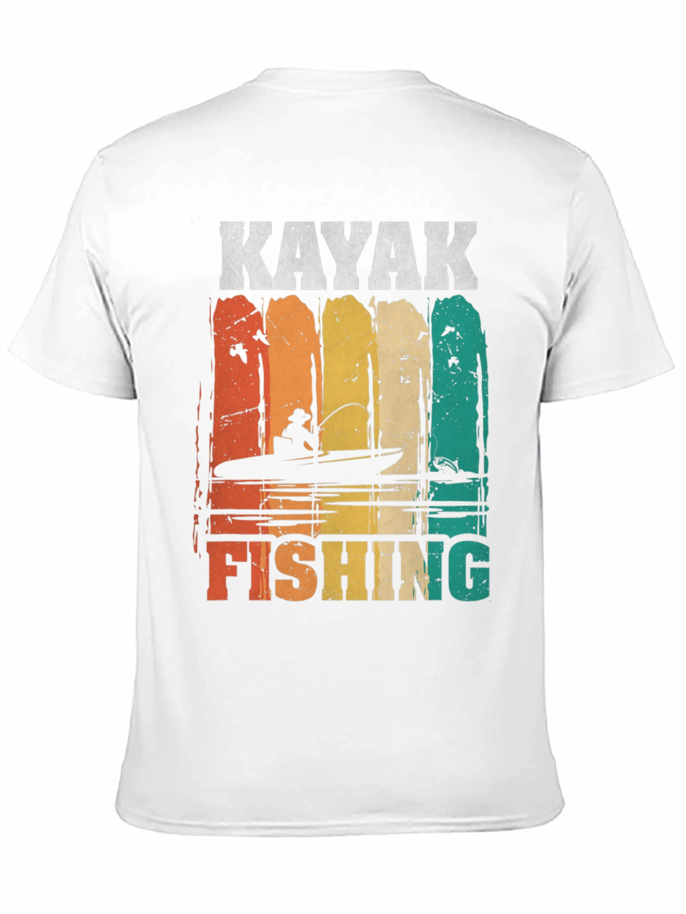 Kayak Fishing Graphic T-Shirt