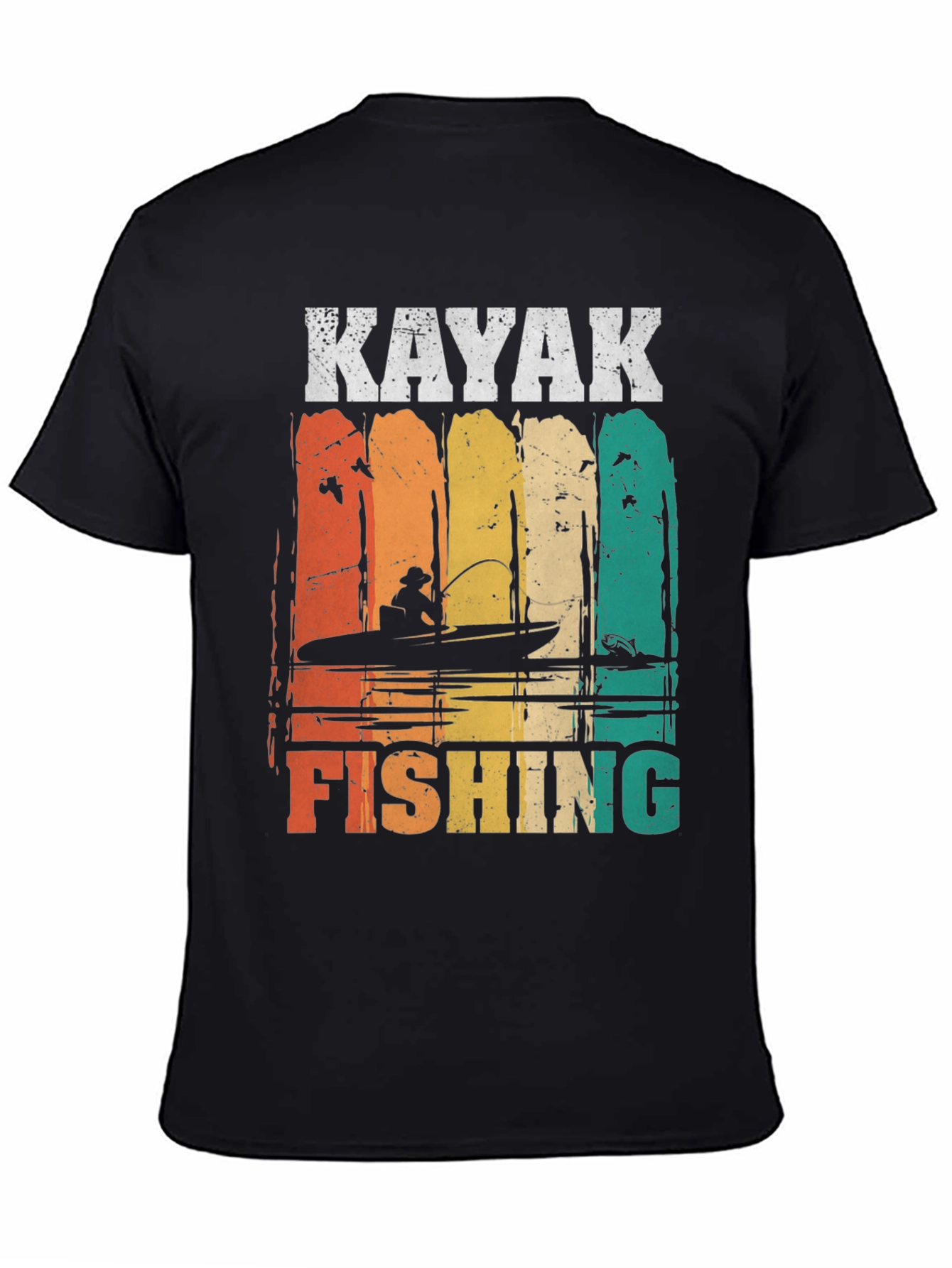 Kayak Fishing Graphic T-Shirt