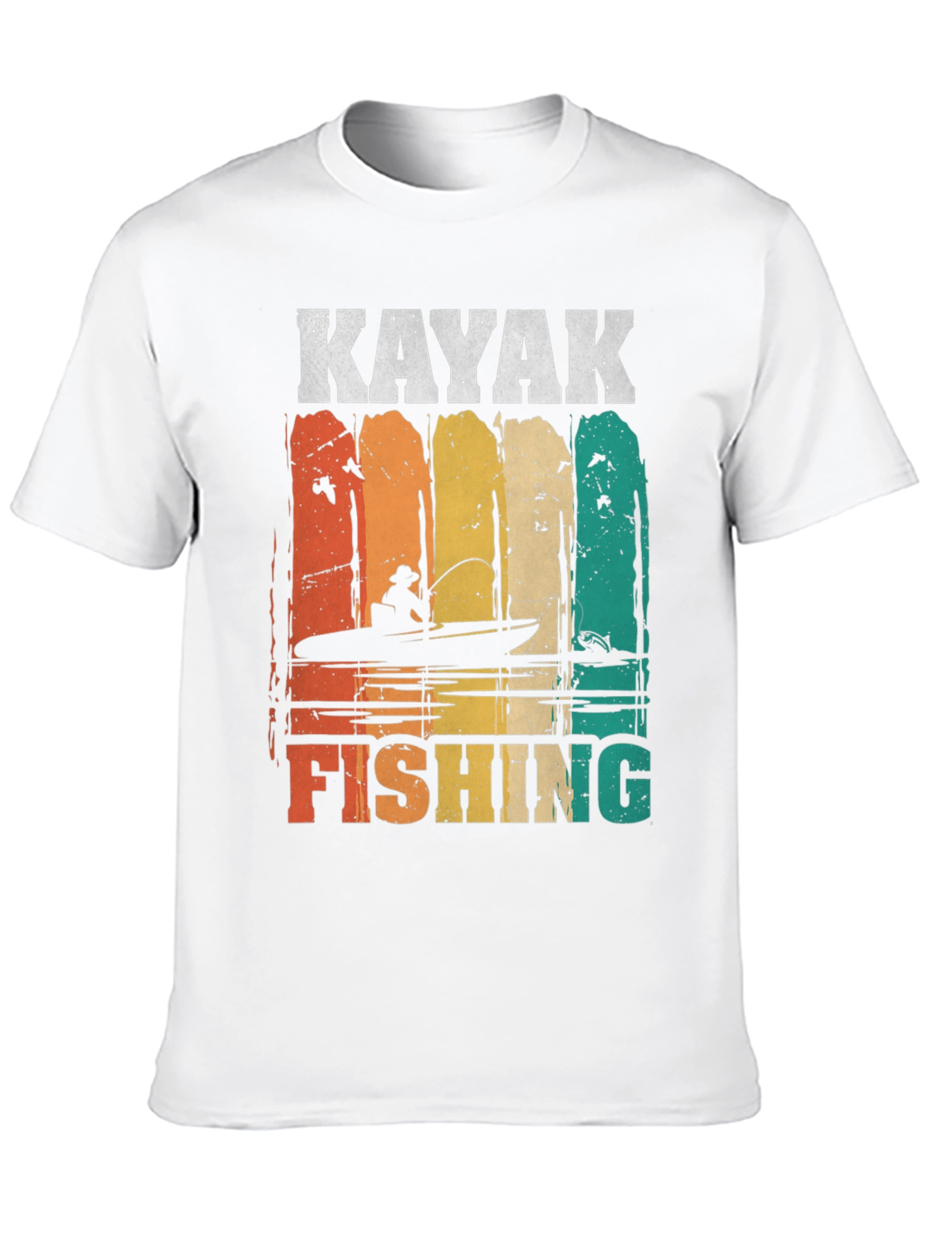 Kayak Fishing Graphic T-Shirt