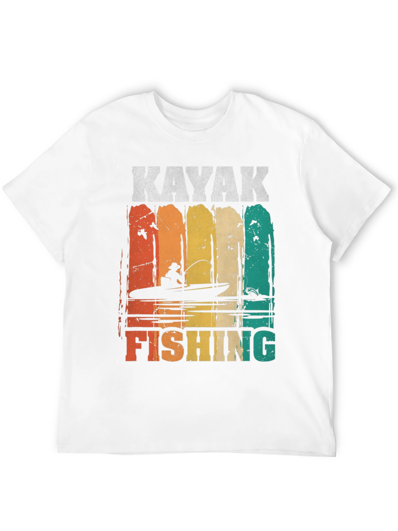 Kayak Fishing Graphic T-Shirt