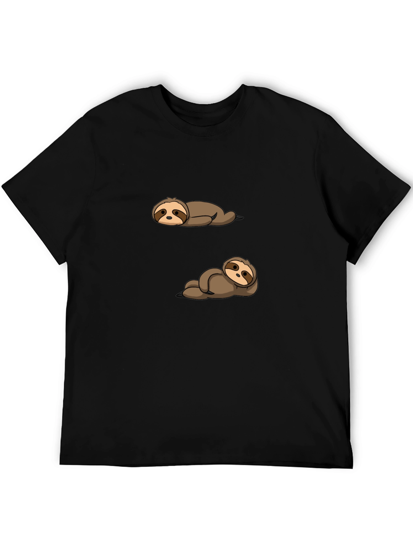Lazy Sloth Graphic Tee - Soft Cotton Comfort