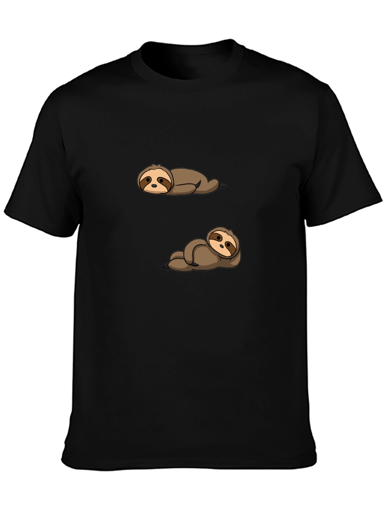 Lazy Sloth Graphic Tee - Soft Cotton Comfort