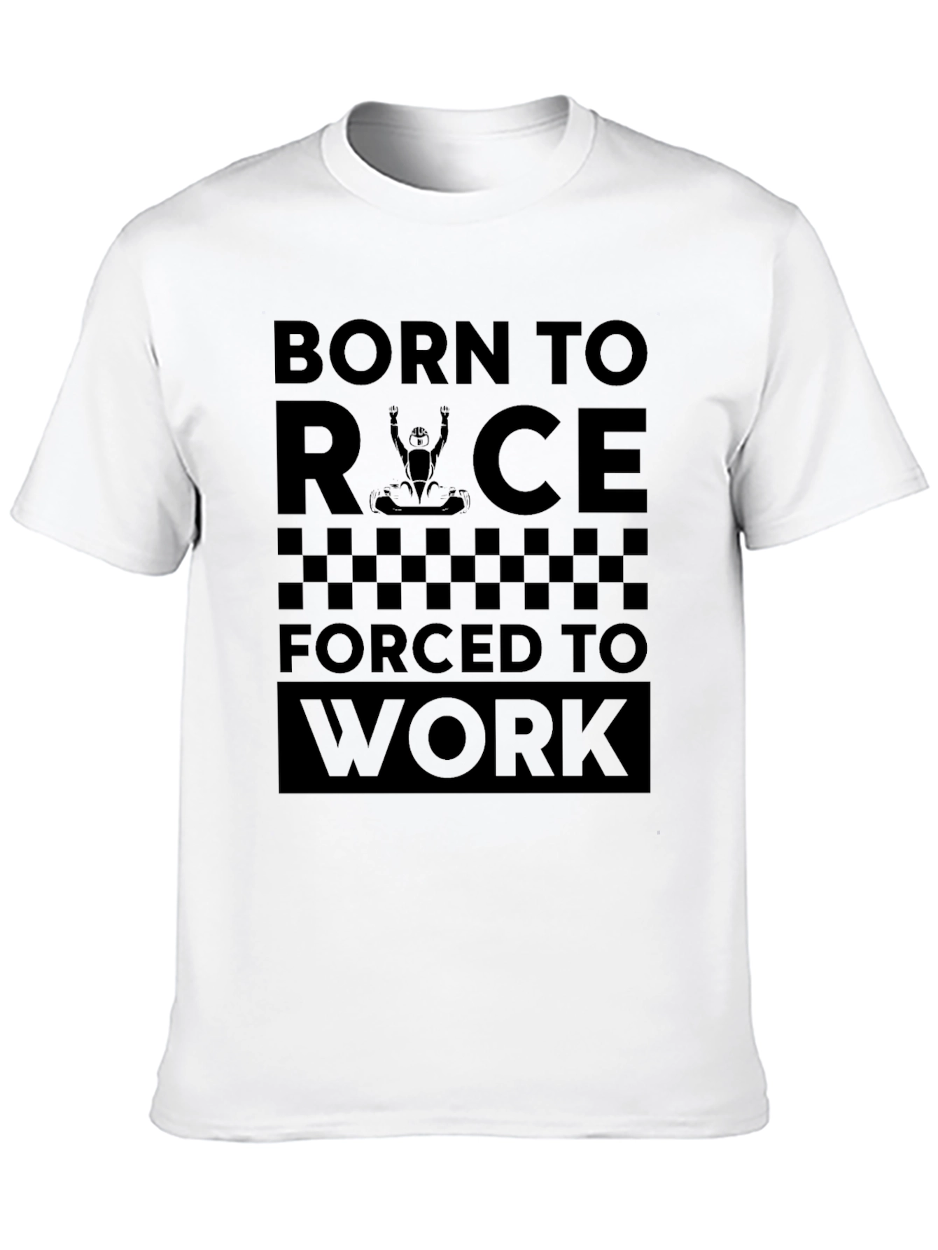Born to Race T-Shirt - Black Graphic Tee