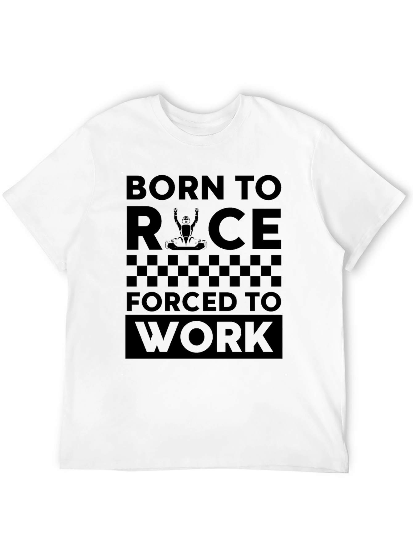 Born to Race T-Shirt - Black Graphic Tee