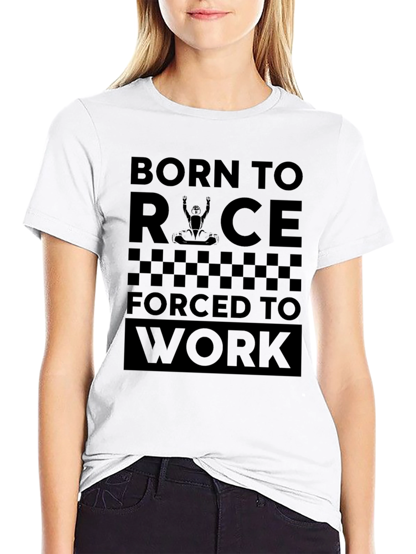Born to Race T-Shirt - Black Graphic Tee
