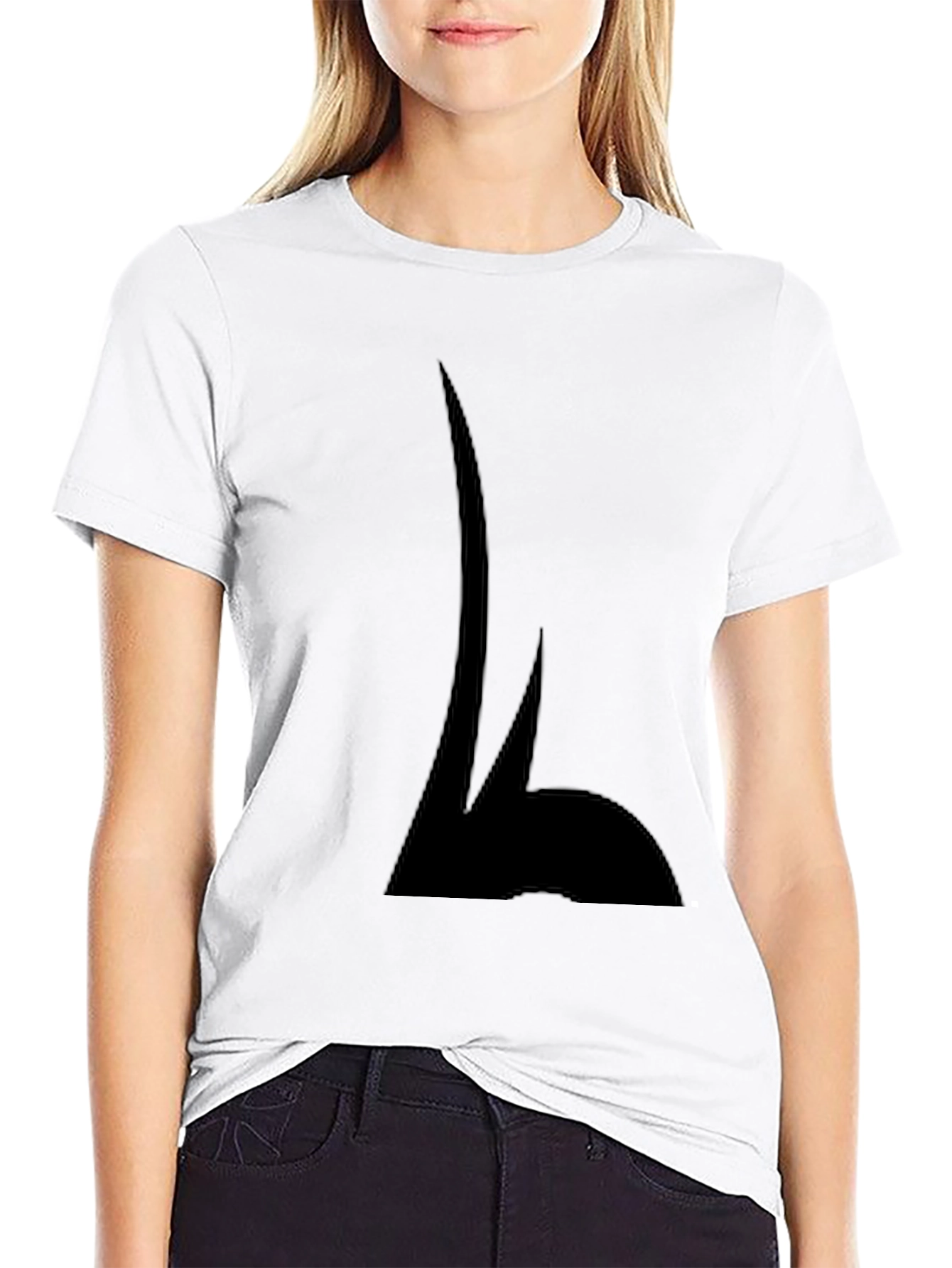 Shadowy Silhouette Graphic Tee - Modern Casual Wear
