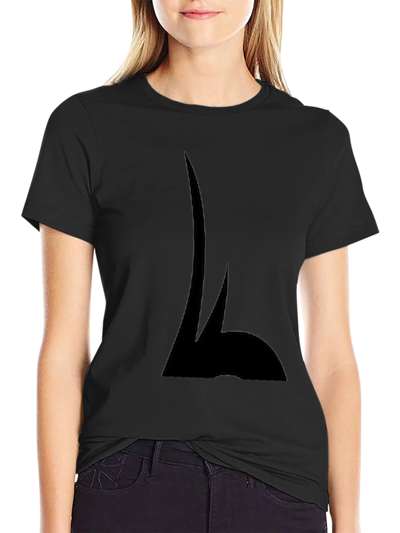 Shadowy Silhouette Graphic Tee - Modern Casual Wear
