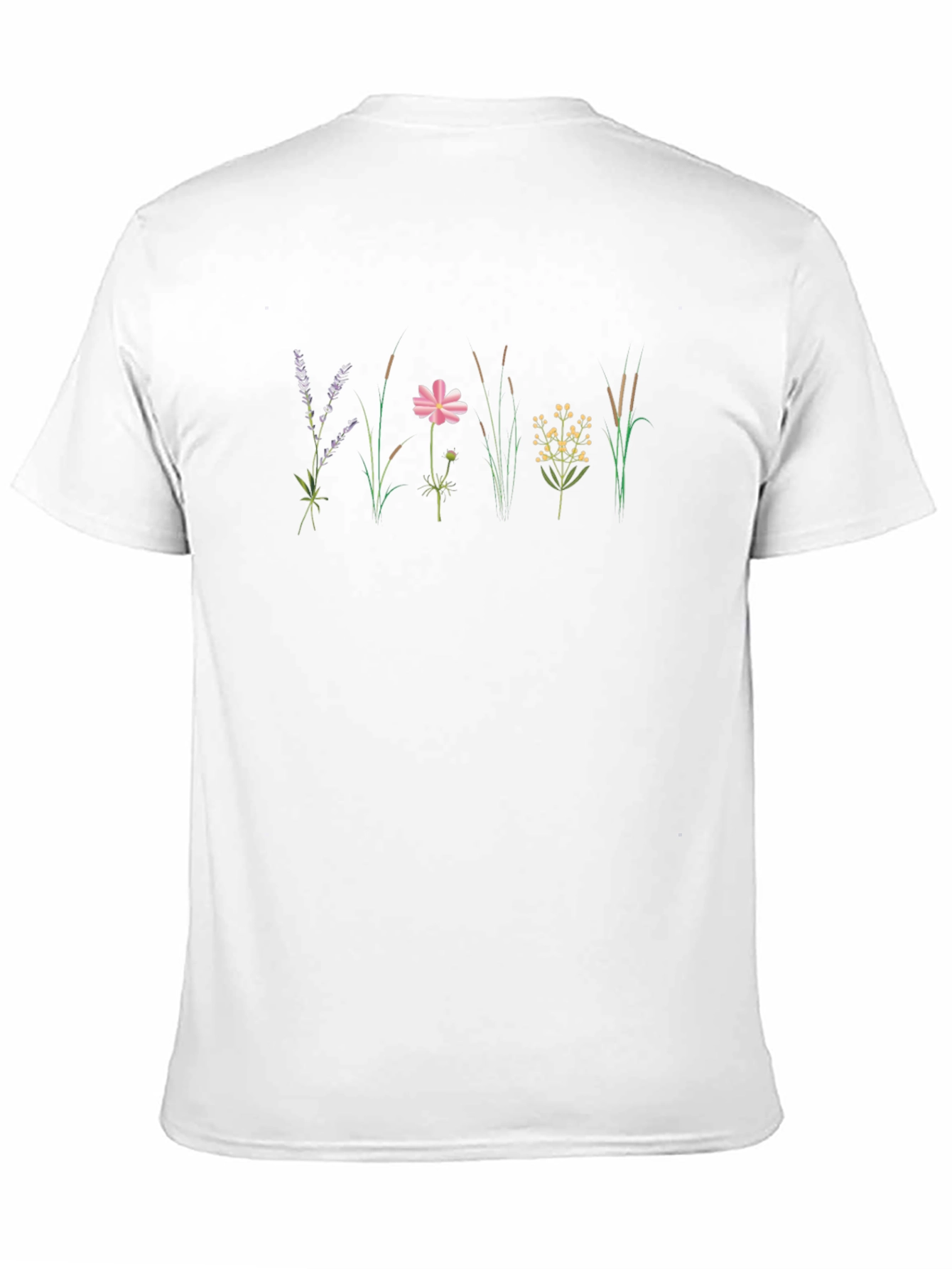 Black Floral Meadow Tee