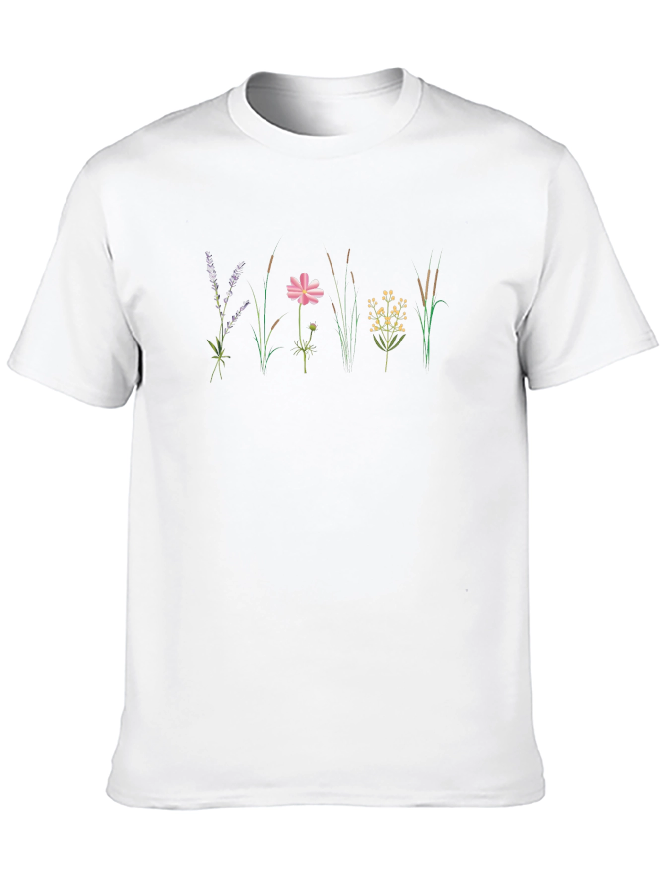 Black Floral Meadow Tee