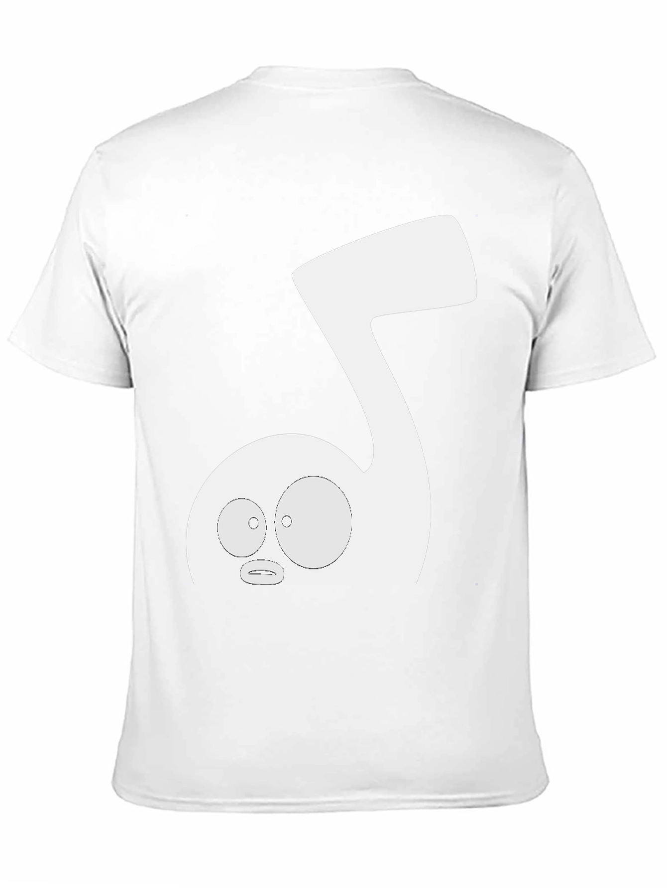 Music Note Cartoon Graphic Tee - Unique Style