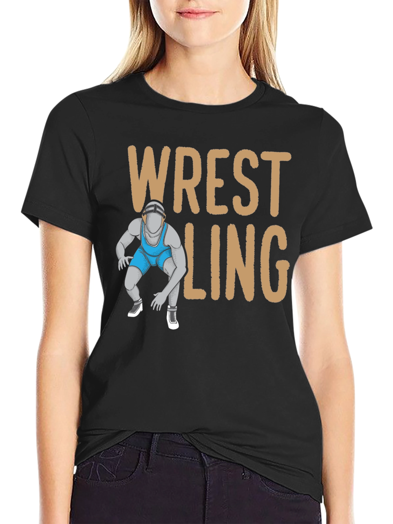 Wrestling Graphic T-Shirt
