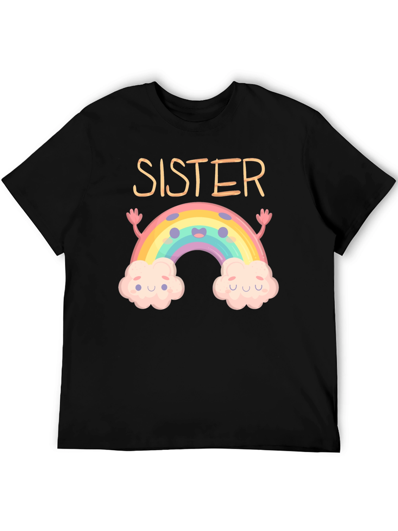 Sister Rainbow Graphic Tee - Cute Matching Outfit