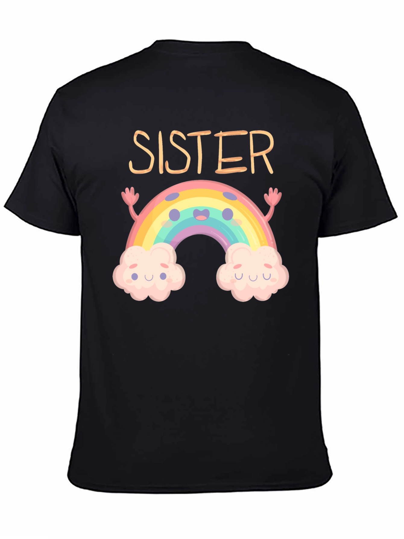 Sister Rainbow Graphic Tee - Cute Matching Outfit